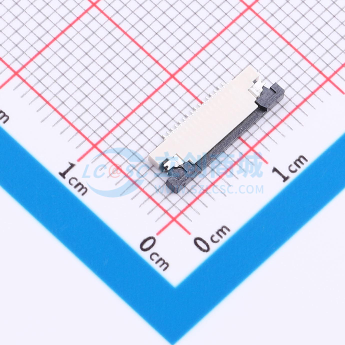 点击查看大图 FPC 0.5-16P CTSJ-H1.2实物图