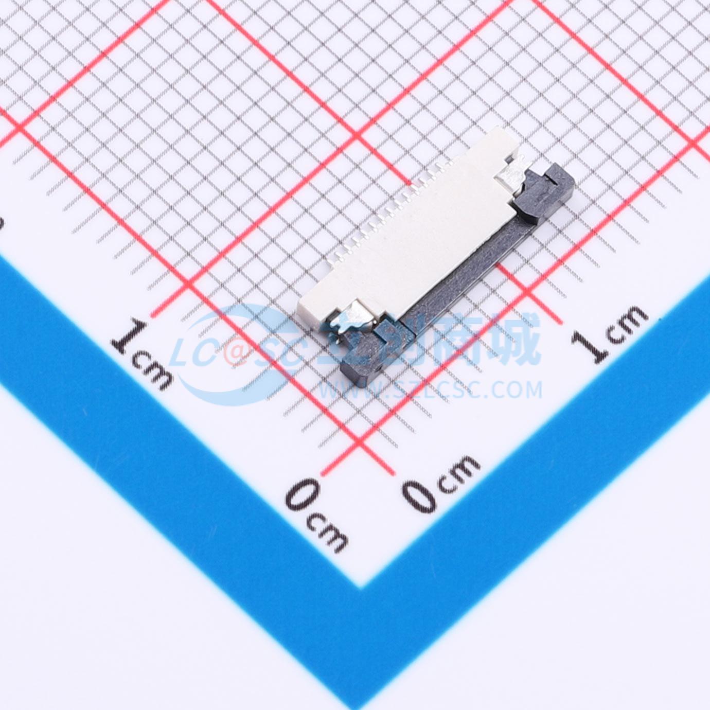 点击查看大图 FPC 0.5-14P CTSJ-H1.2实物图