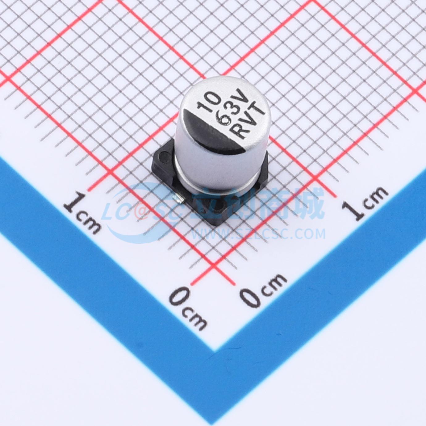 点击查看大图 RYRVT63V10UF6*7实物图