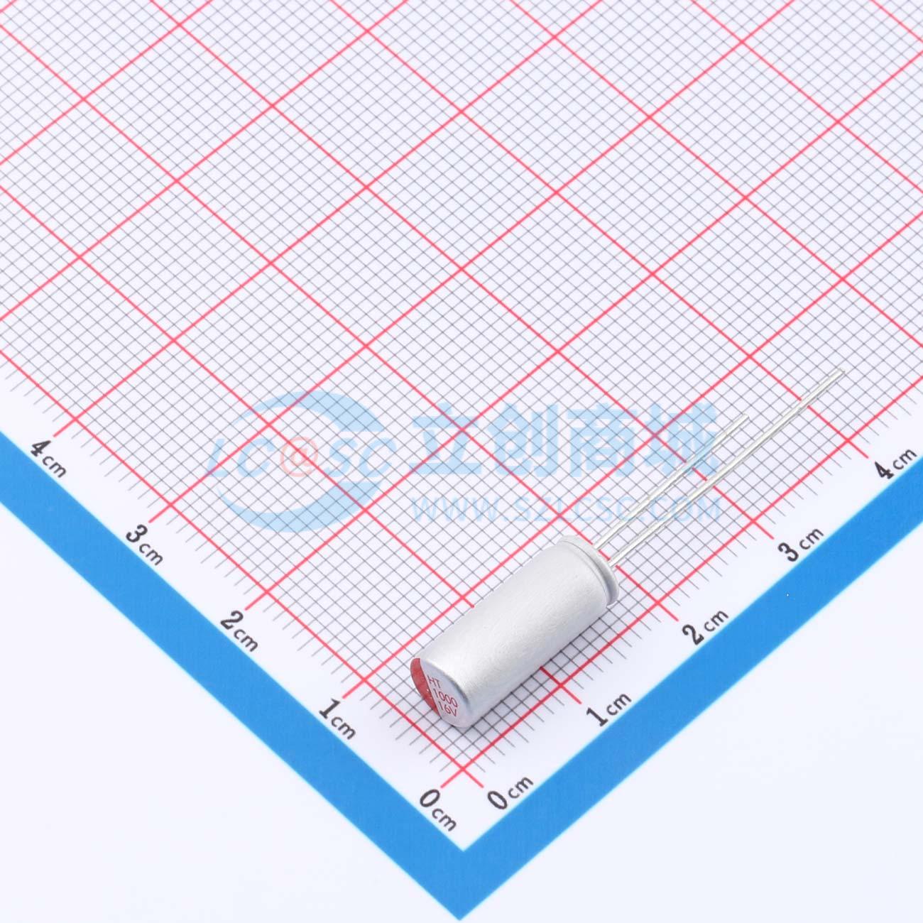 点击查看大图 RYHT16V1000UF6*15实物图