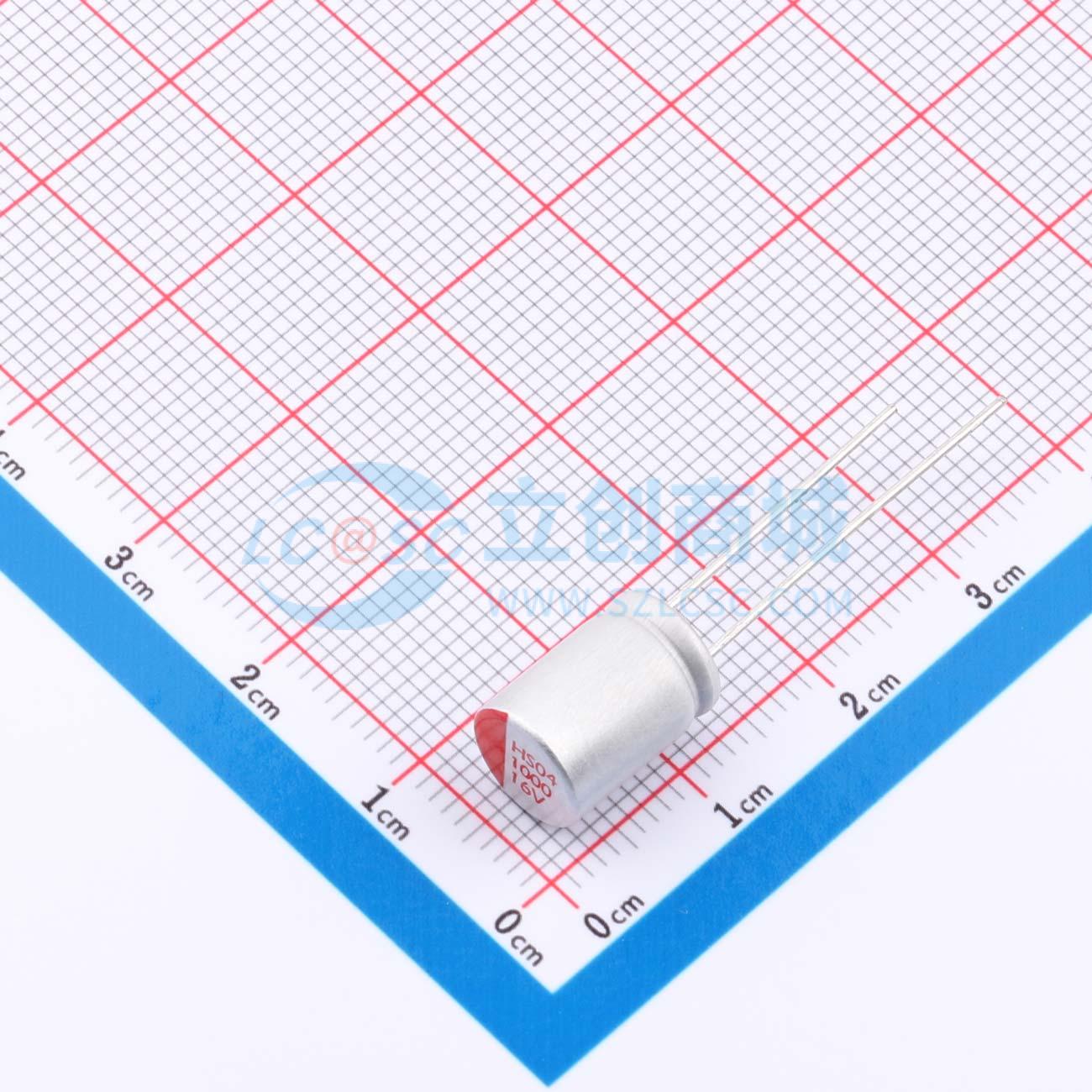 点击查看大图 HS1C108M0811PC实物图