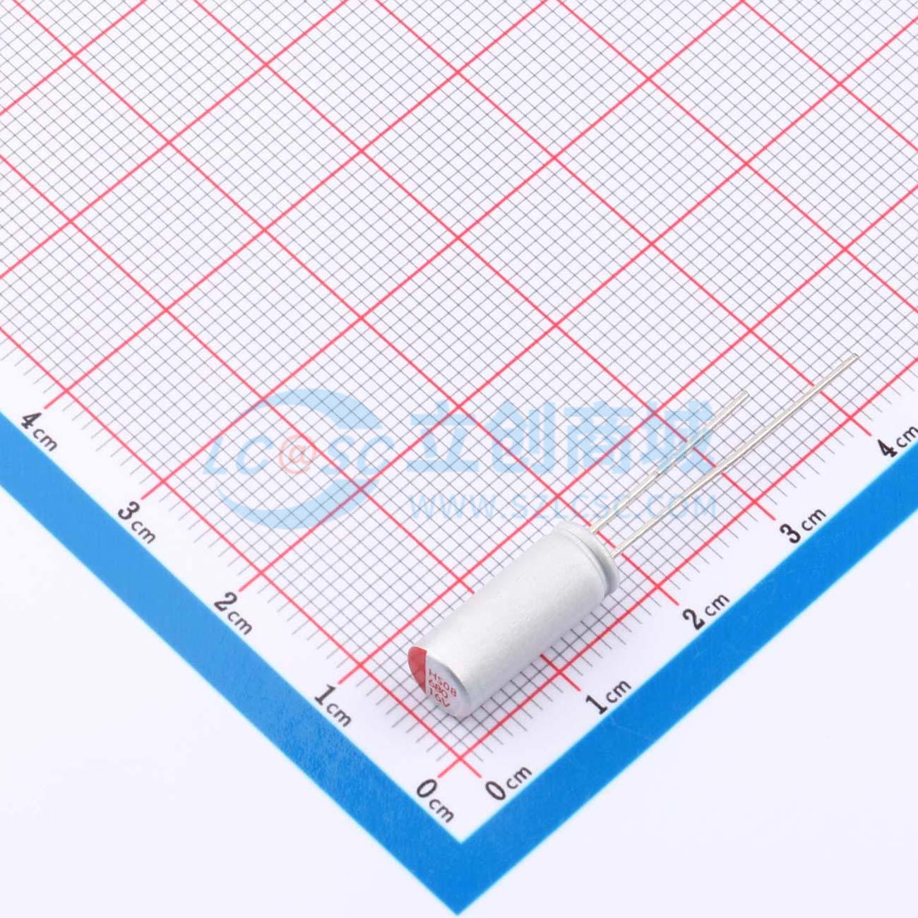 点击查看大图 RYHS16V680UF6*15实物图