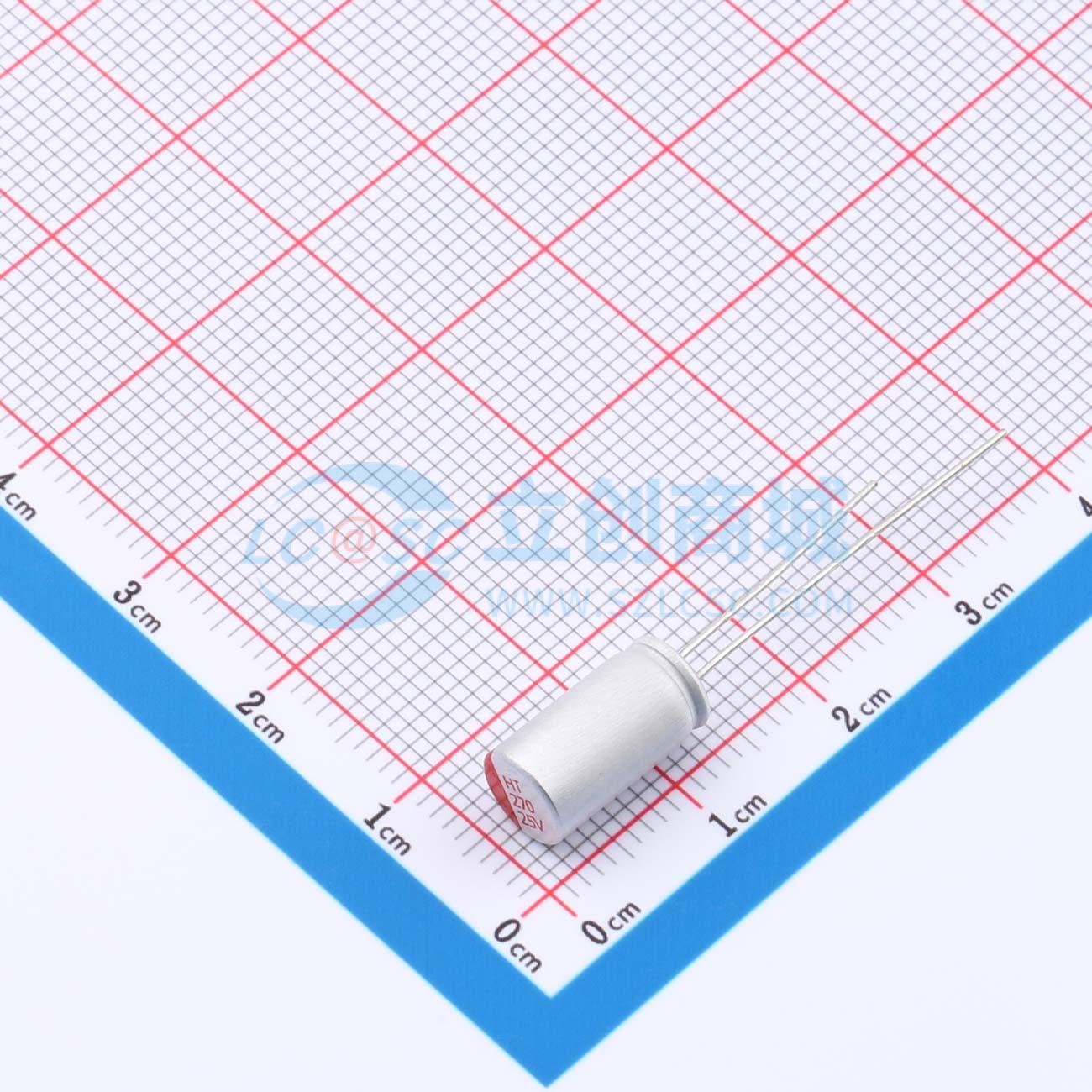 点击查看大图 RYHT25V270UF6*11实物图