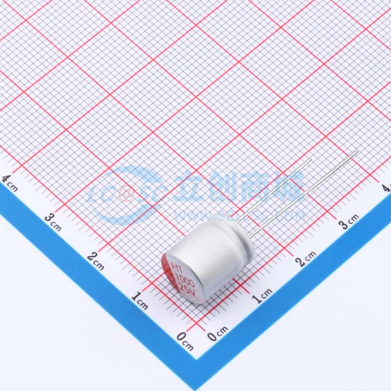 点击查看大图 RYHT25V1000UF10*12实物图