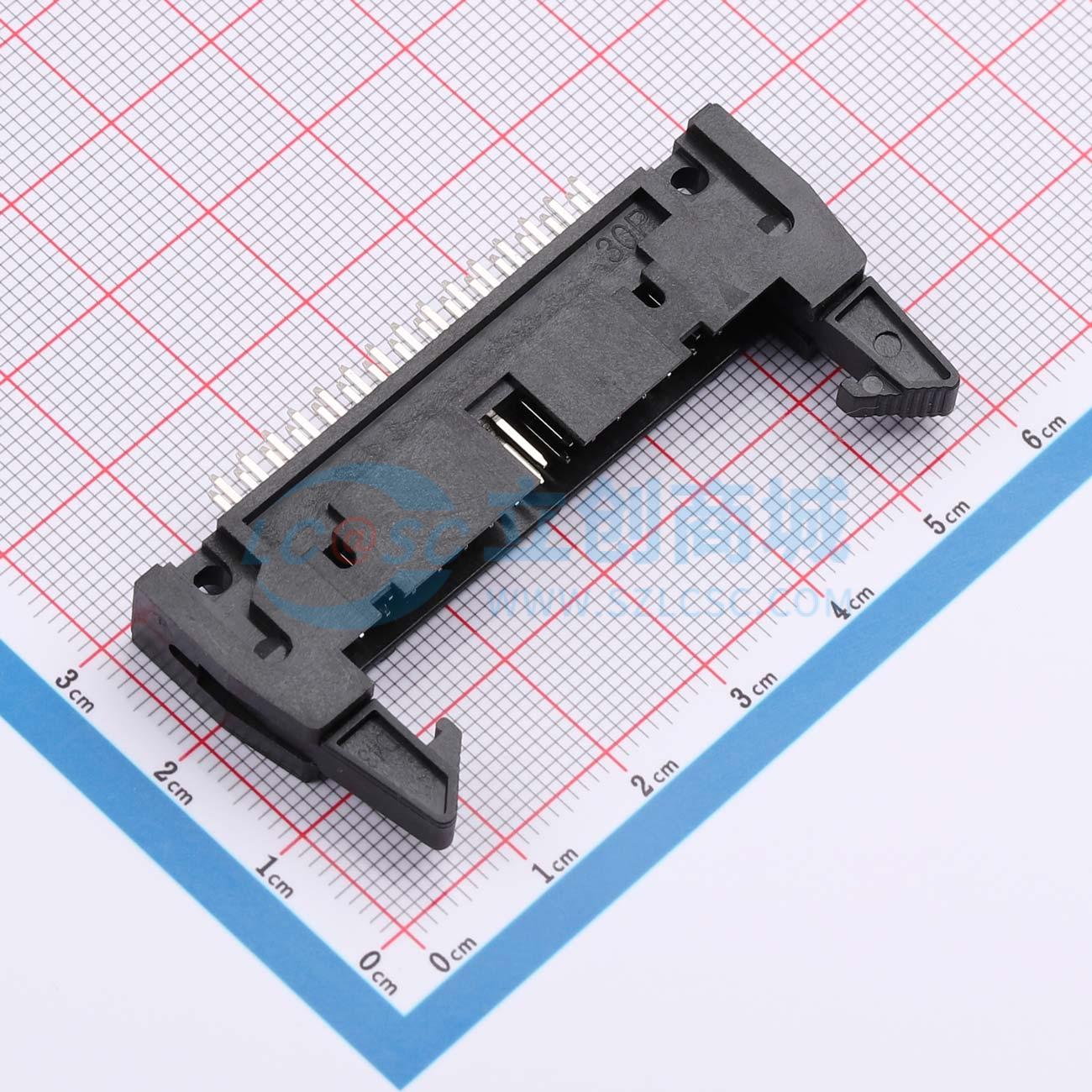 点击查看大图 DC2.54-2*15PZ实物图