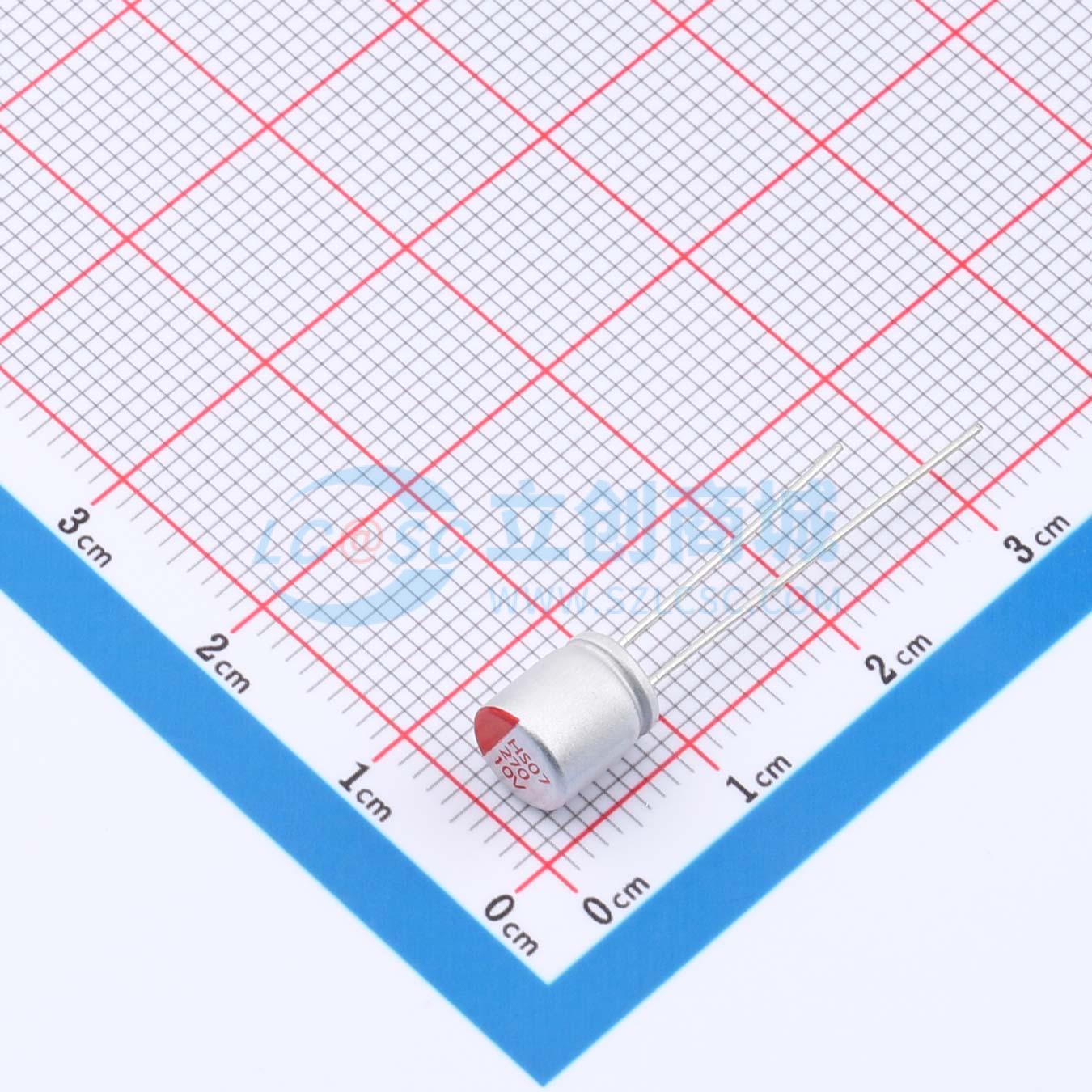 点击查看大图 RYHS10V220UF6*7实物图
