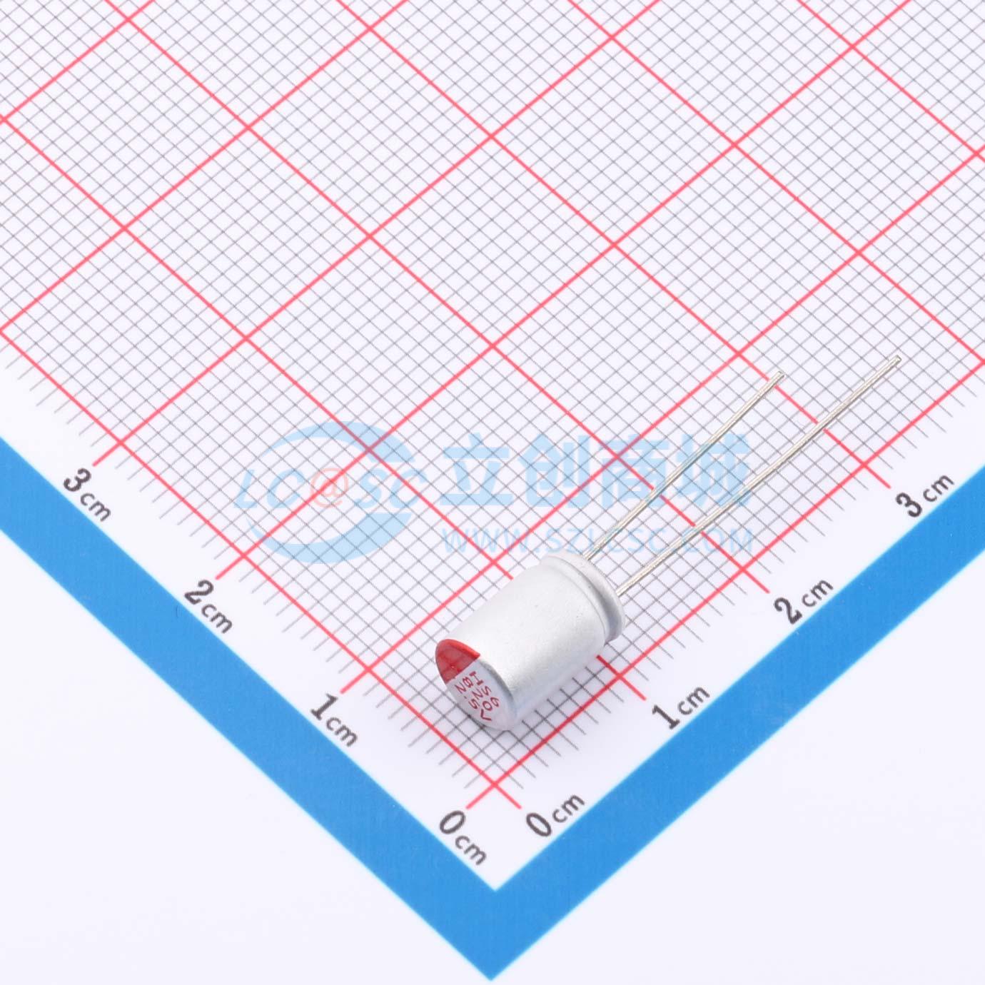 点击查看大图 RYHS2.5V820UF6*9实物图