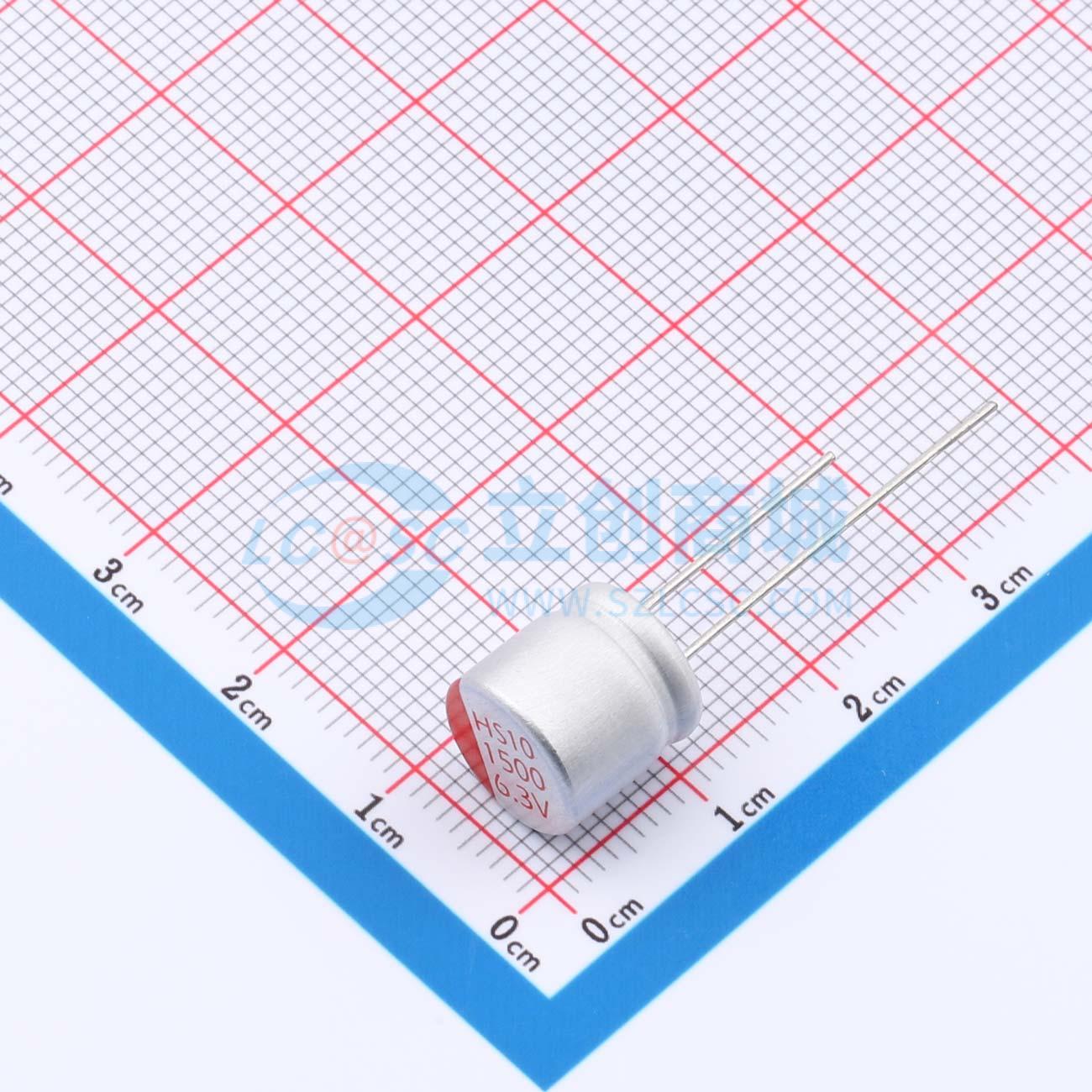 点击查看大图 RYHS6.3V1500UF10*10实物图