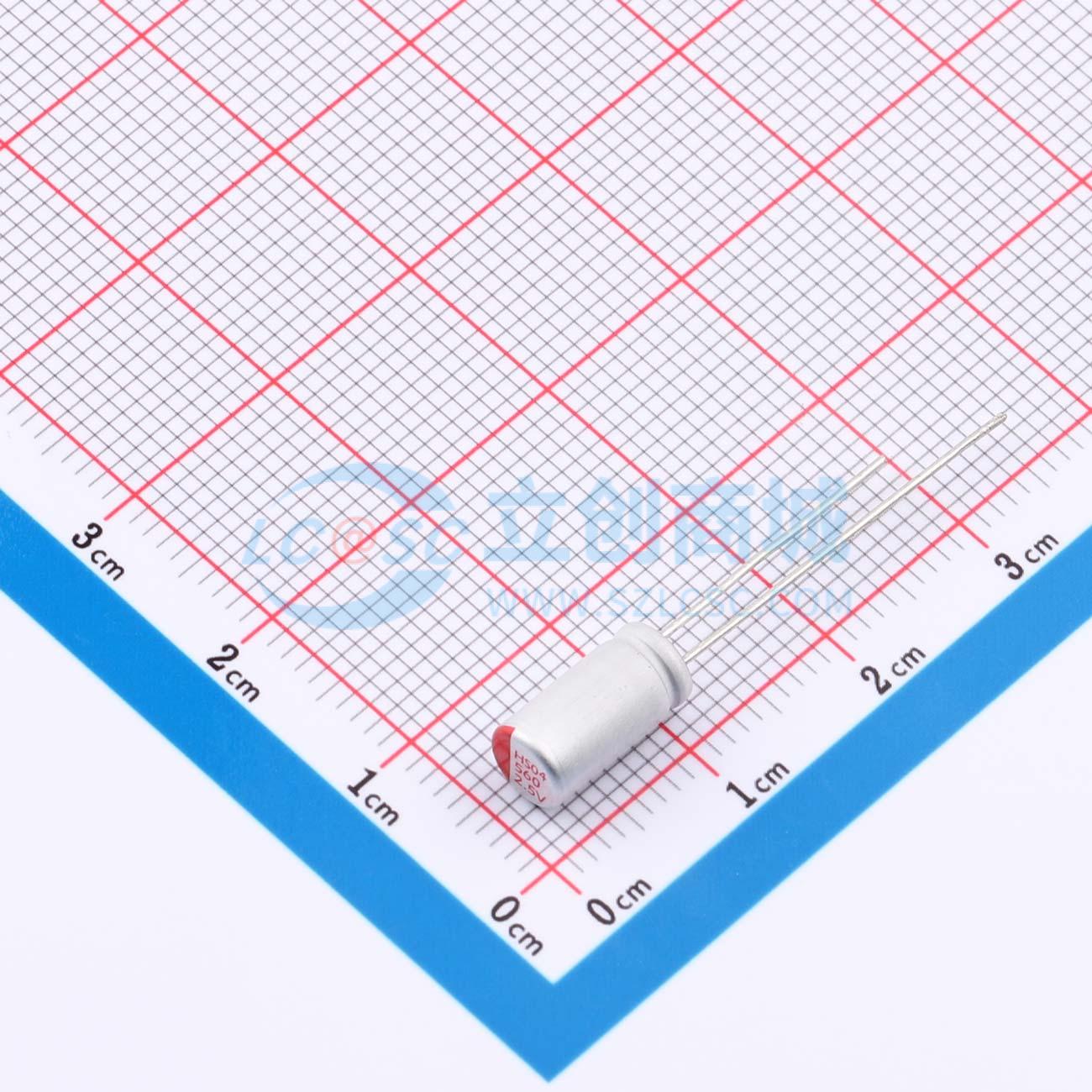 点击查看大图 RYHS2.5V560UF5*9实物图