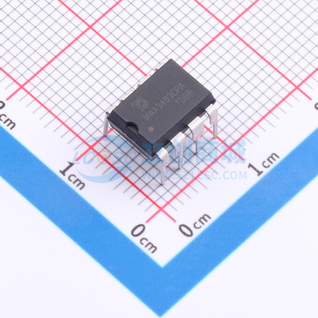 点击查看大图 MAX3483CPA-TUDI实物图