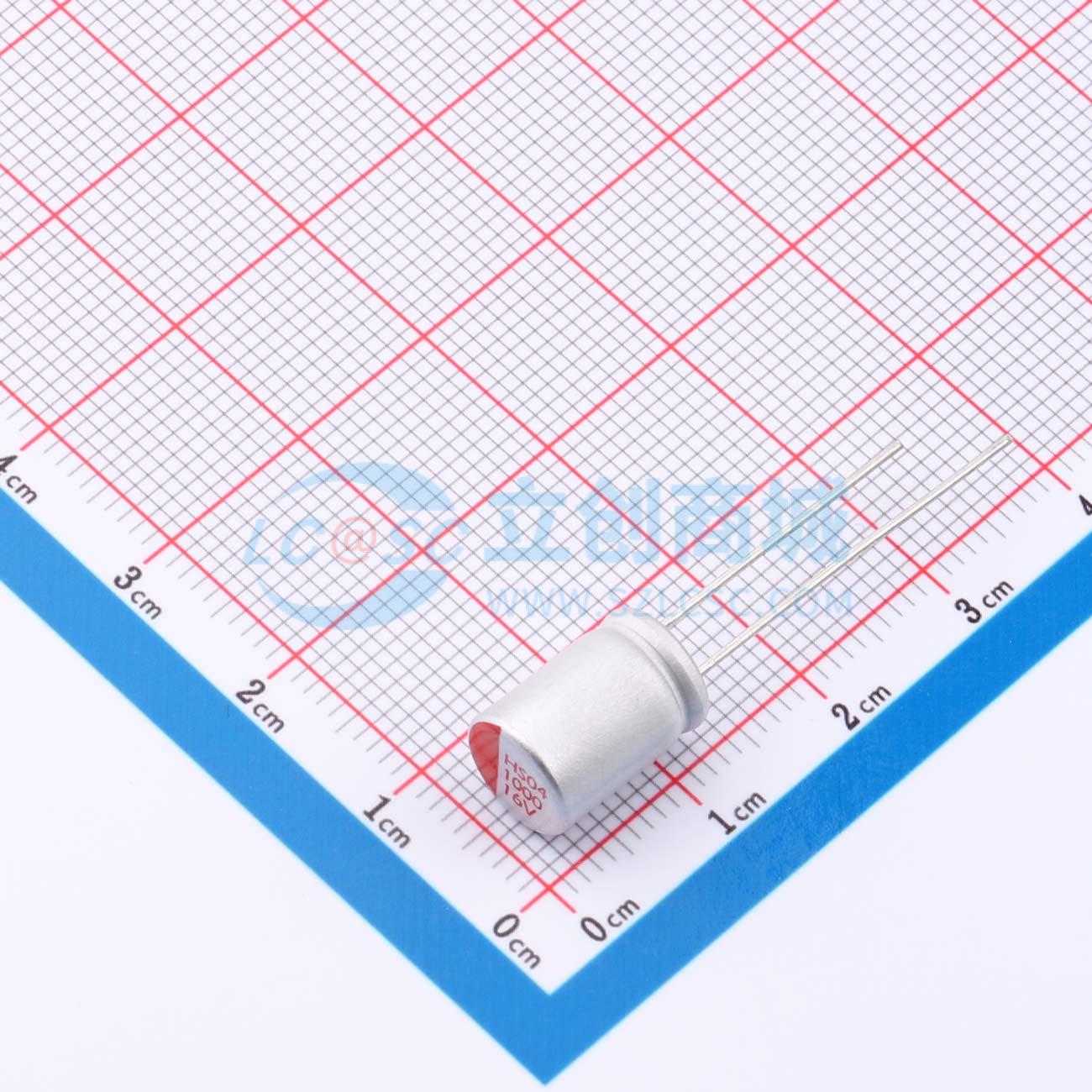 点击查看大图 RYHS16V1000UF8*11.5实物图