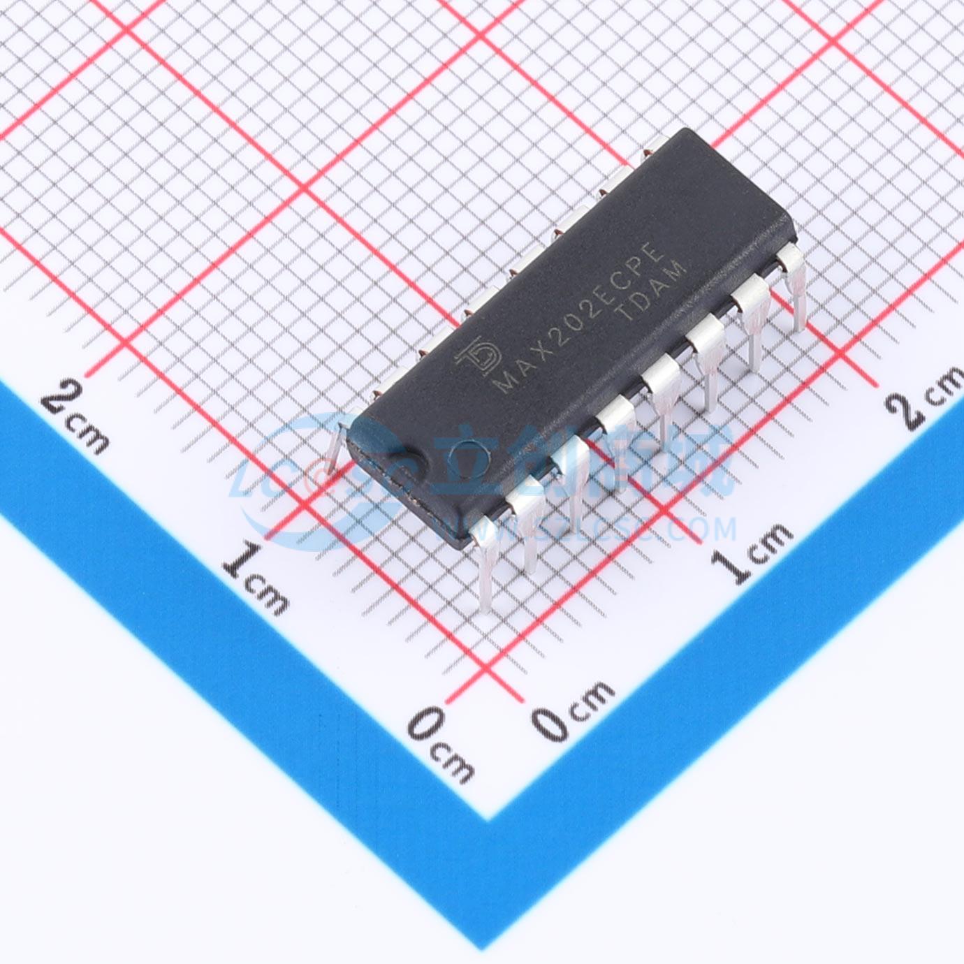 点击查看大图 MAX202ECPE-TUDI实物图