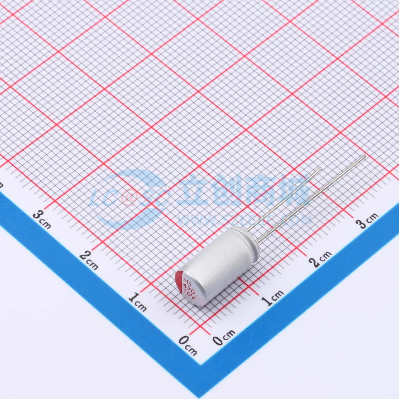点击查看大图 RYHS10V470UF6*11实物图