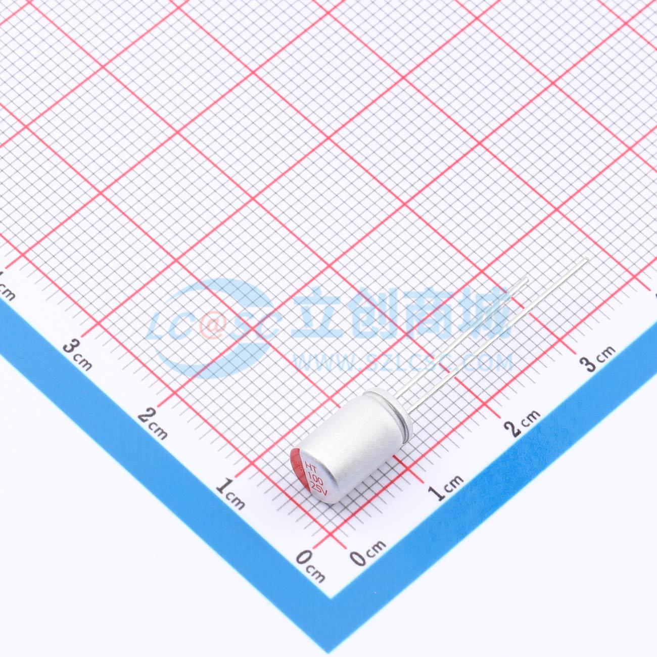 点击查看大图 RYHT25V100UF6*10实物图