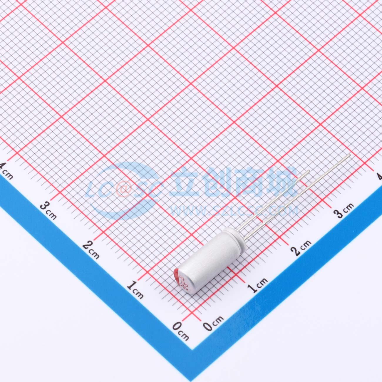 点击查看大图 RYHT25V180UF5*11实物图