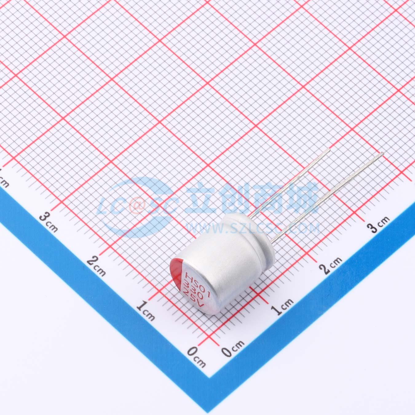 点击查看大图 RYHS25V330UF10*12实物图