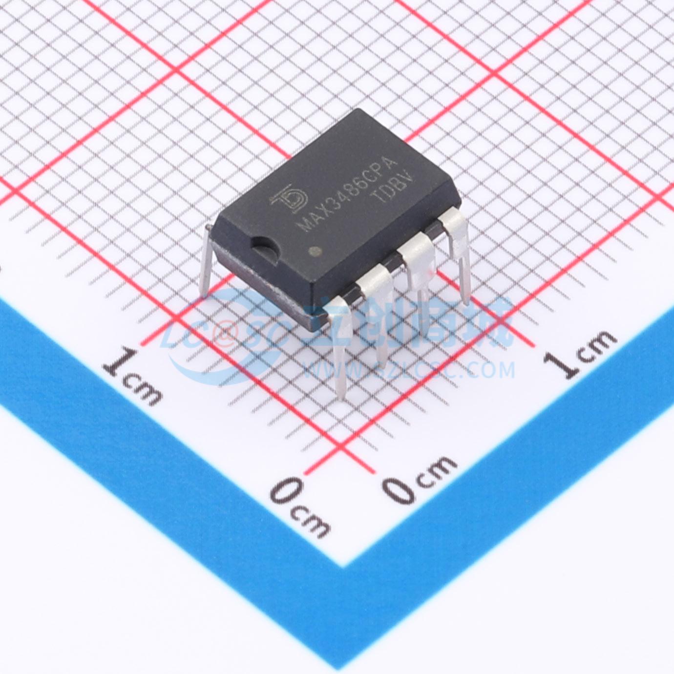 点击查看大图 MAX3486CPA-TUDI实物图