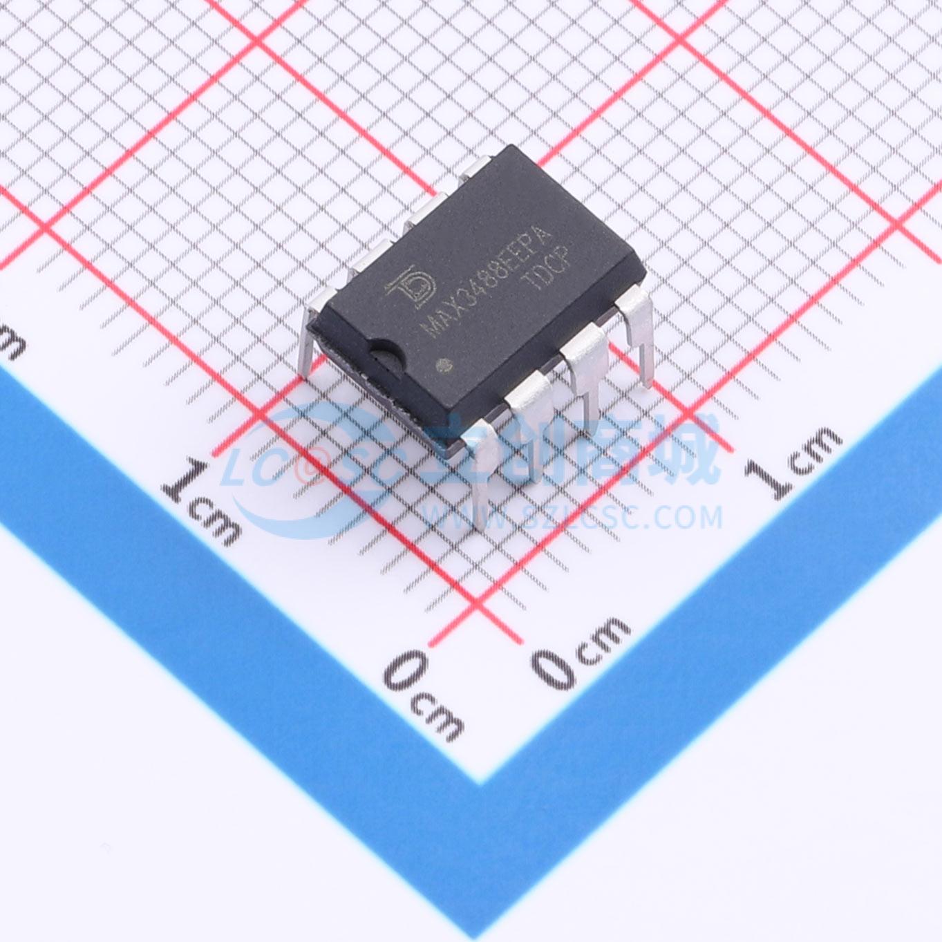 点击查看大图 MAX3488EEPA-TUDI实物图