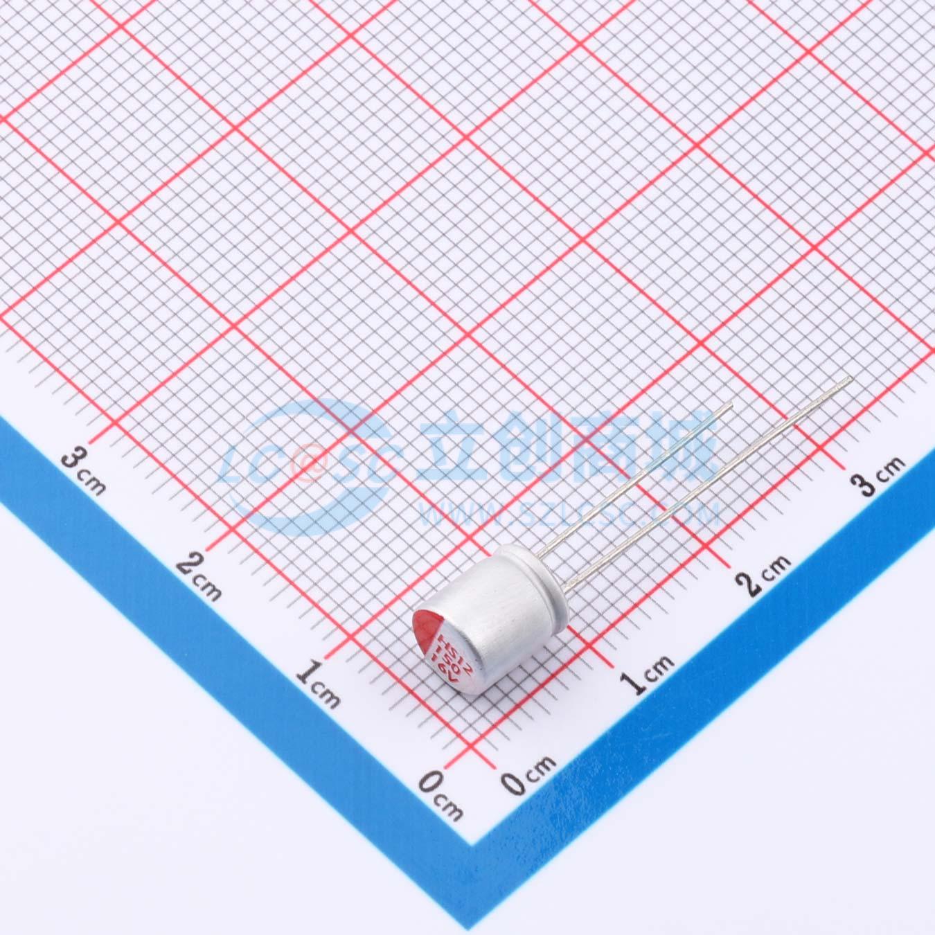 点击查看大图 RYHS16V150UF6*7实物图