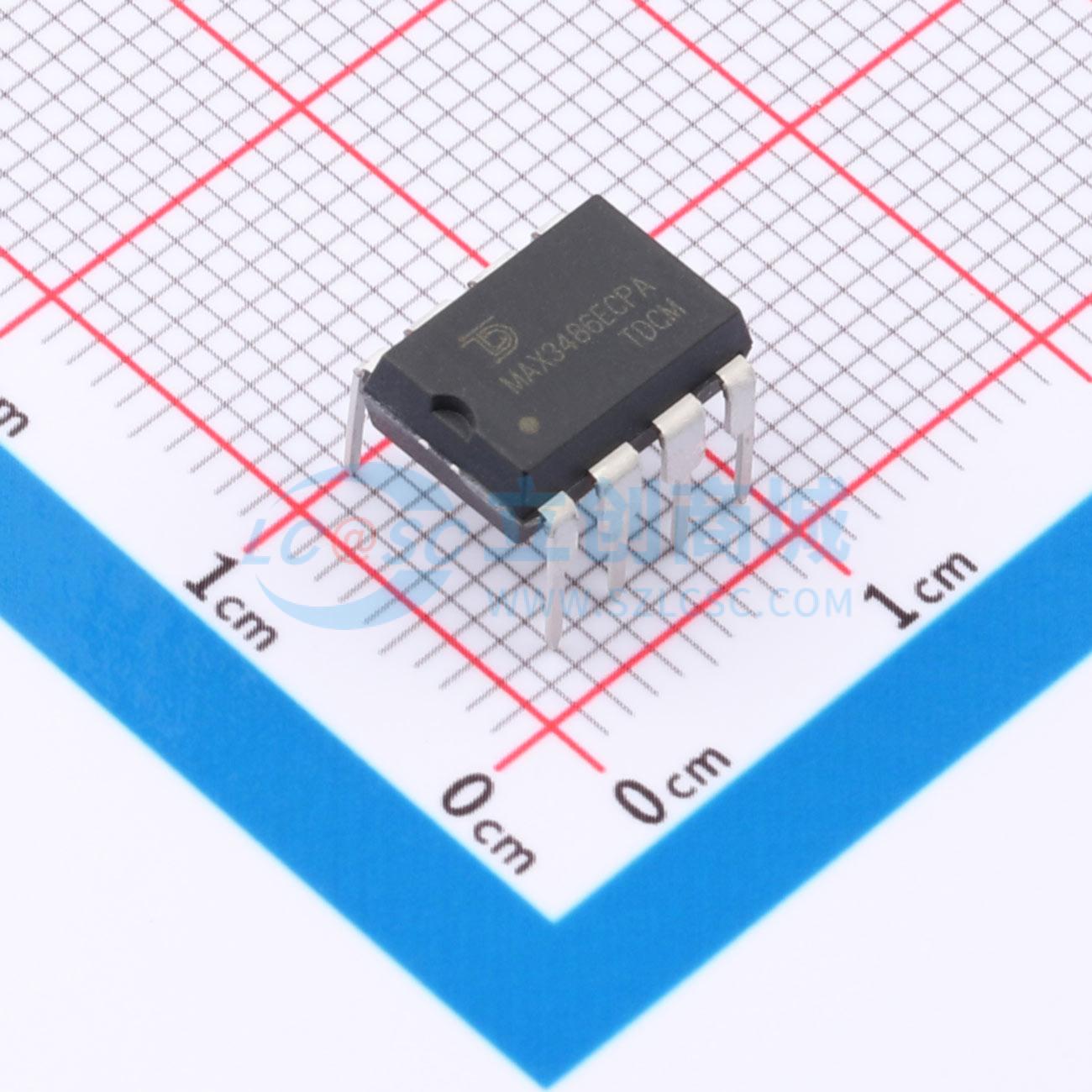 点击查看大图 MAX3486ECPA-TUDI实物图