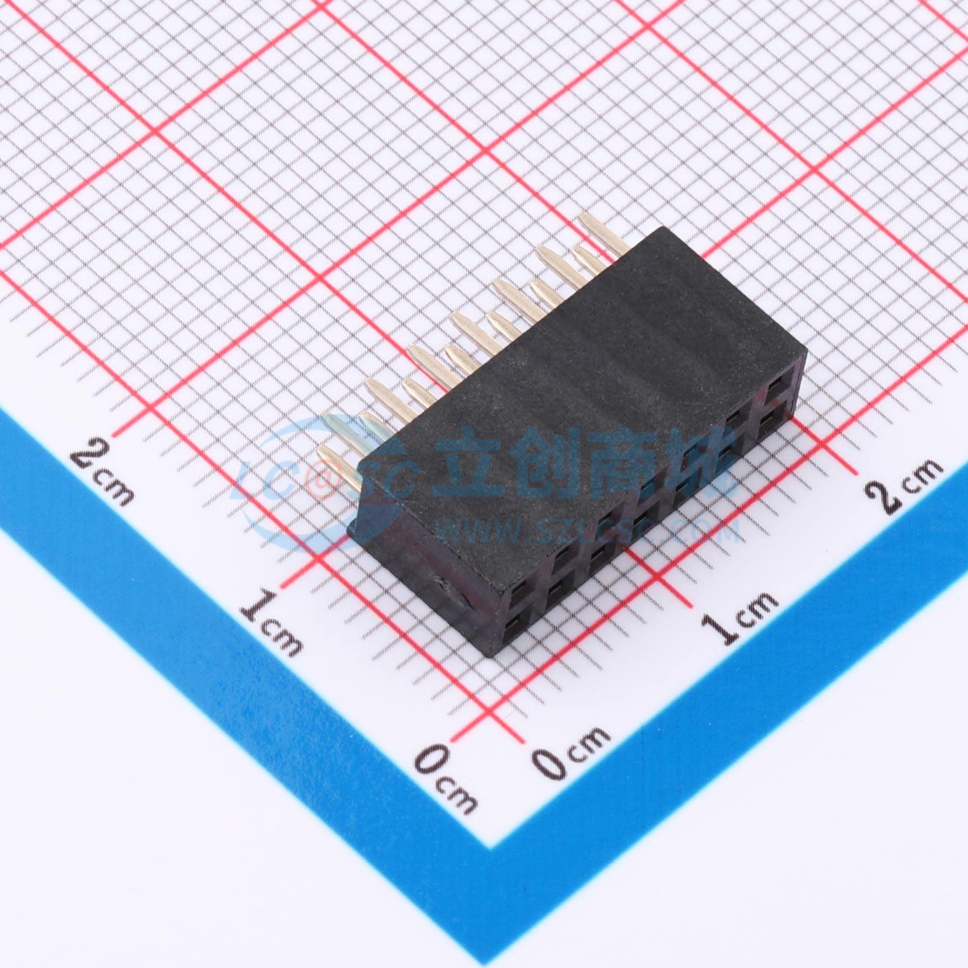 点击查看大图 PM-2.54-2*07-8.5-ZZ实物图