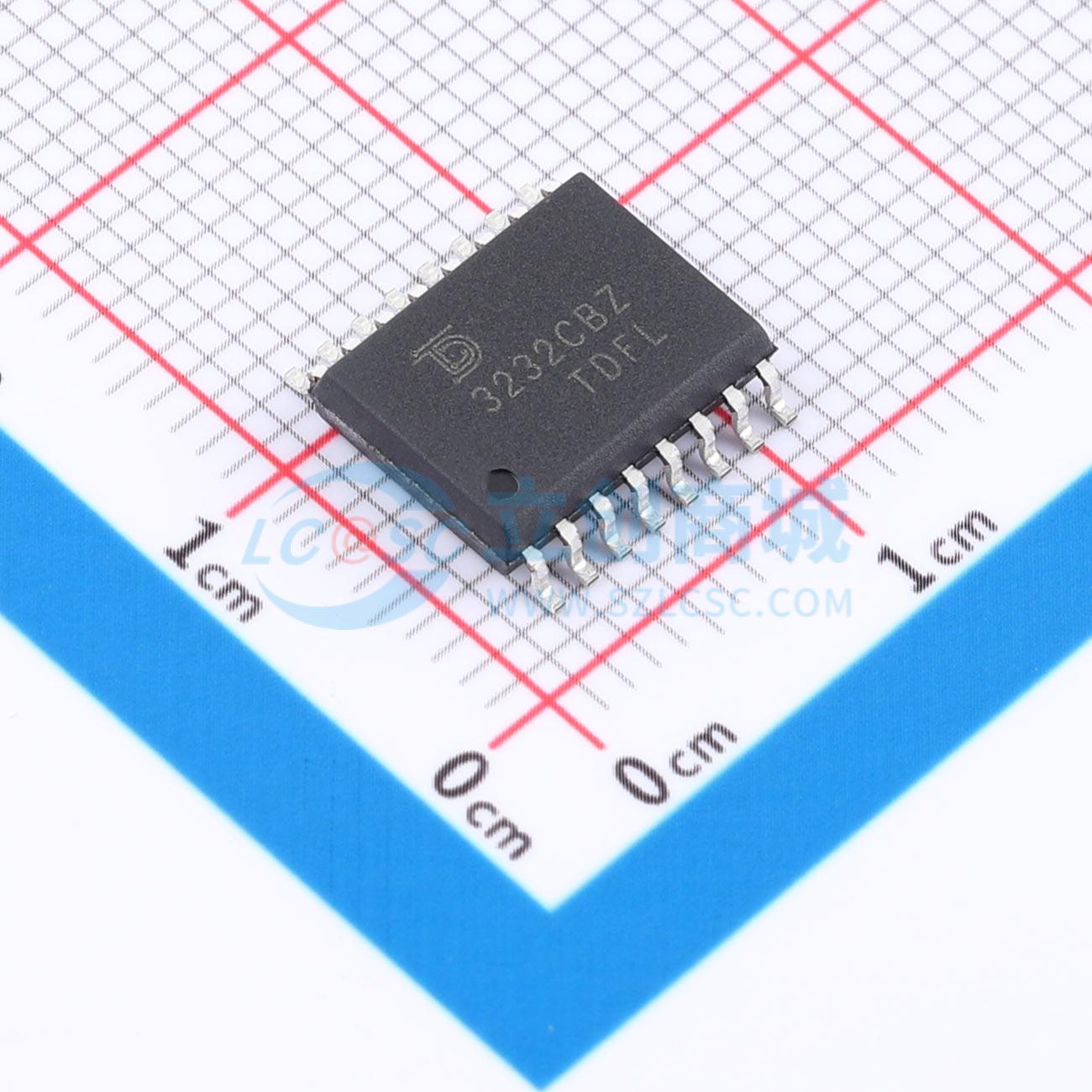点击查看大图 ICL3232CBZ-T-TUDI实物图