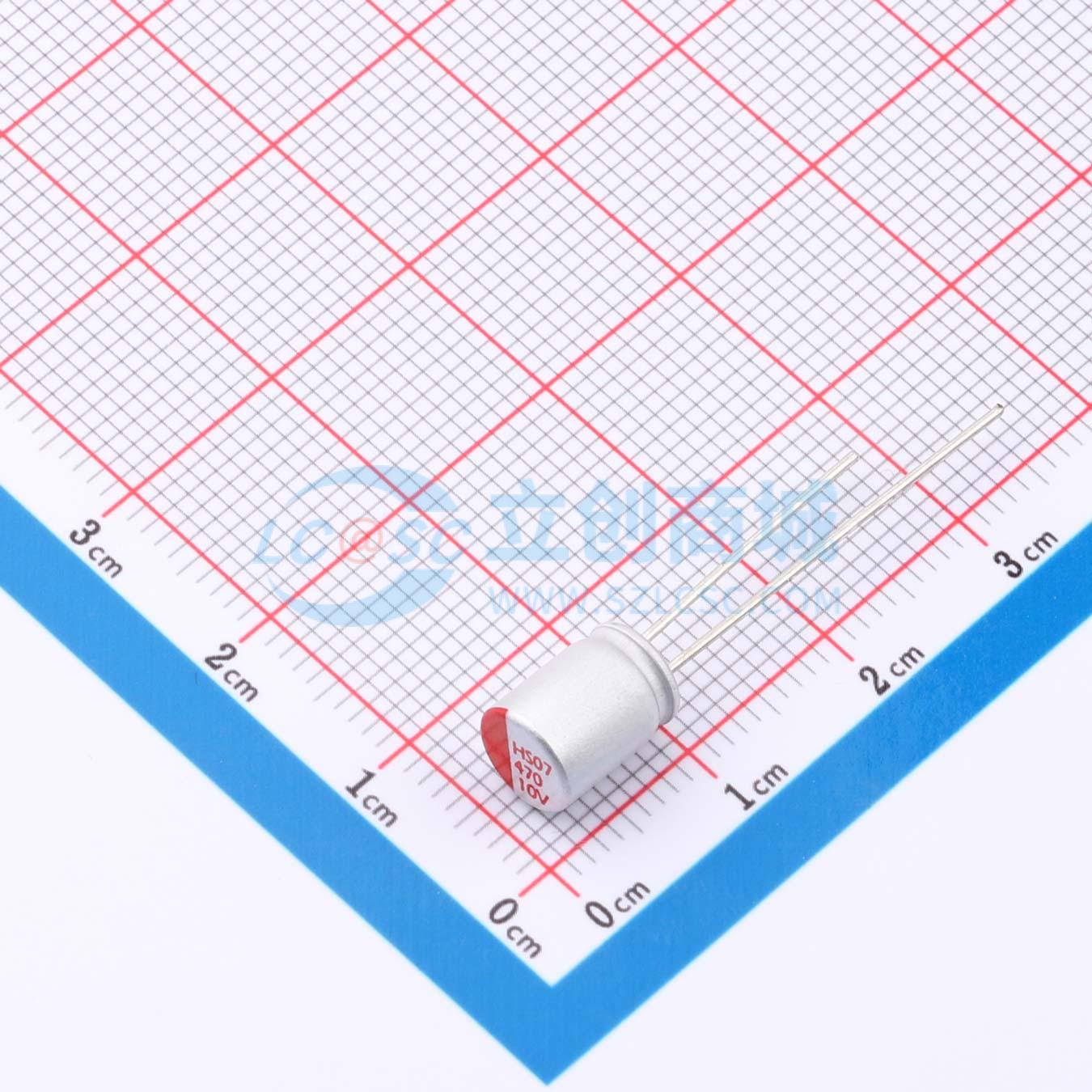点击查看大图 RYHS10V470UF6*9实物图