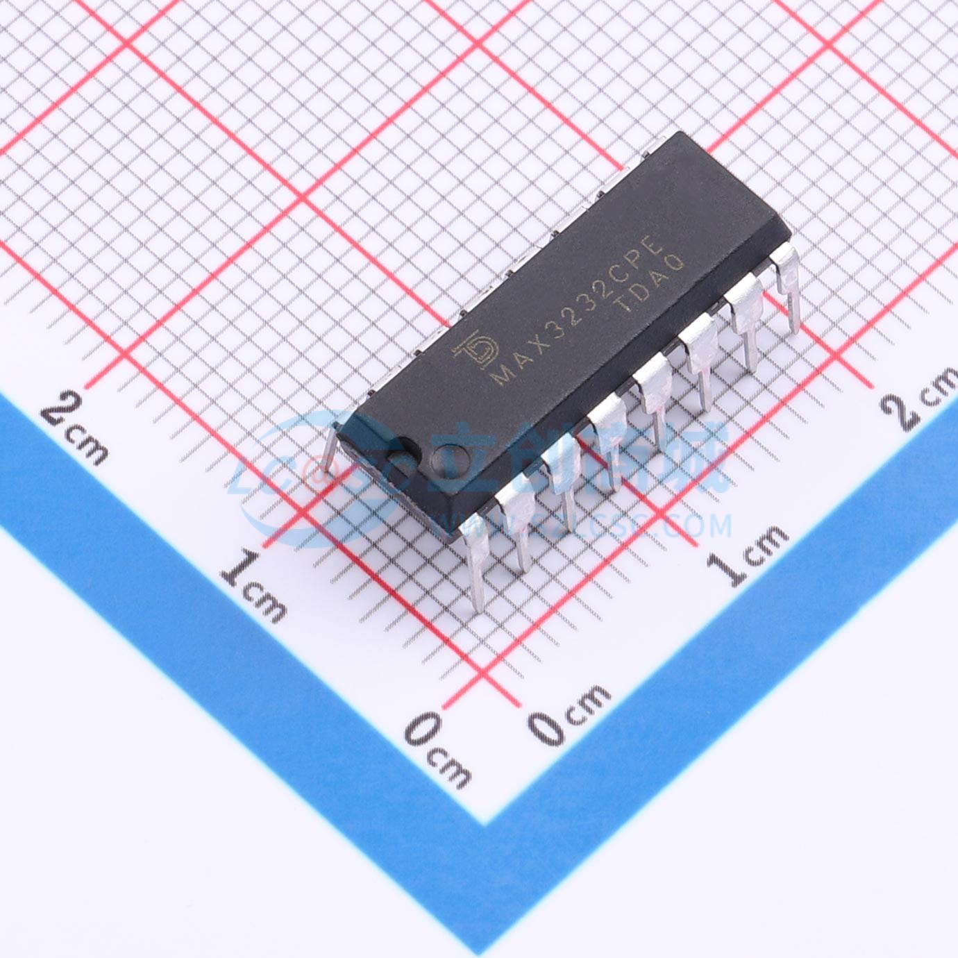 点击查看大图 MAX3232CPE-TUDI实物图