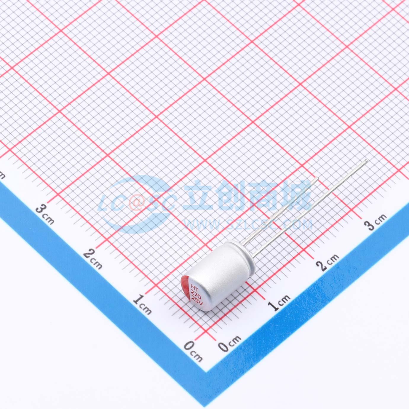 点击查看大图 RYHT25V270UF6*9实物图