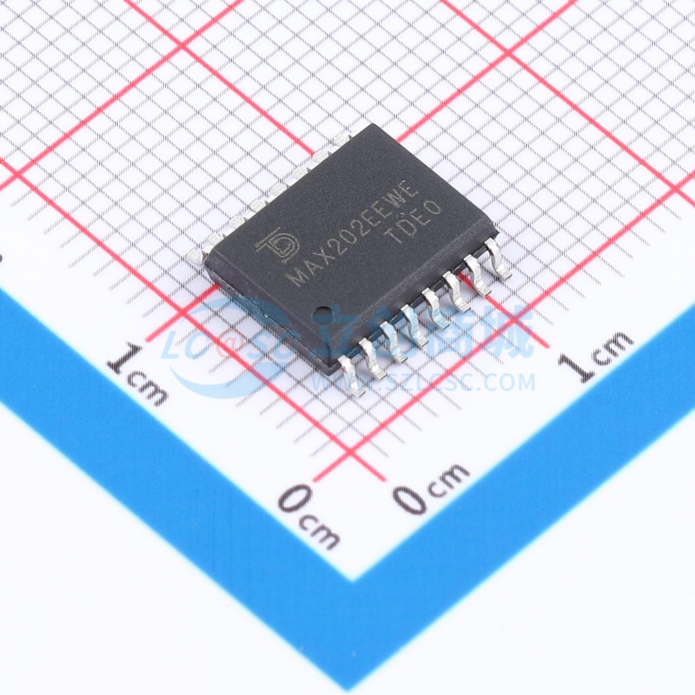 点击查看大图 MAX202EEWE-TUDI实物图
