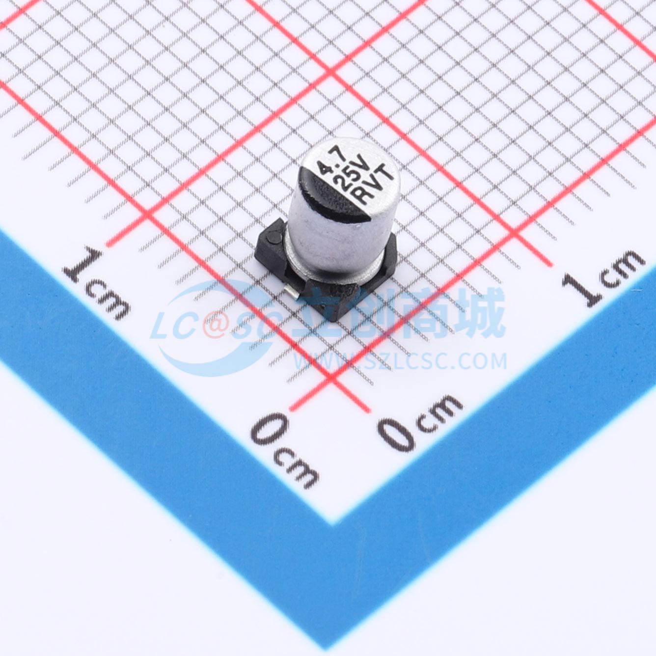 点击查看大图 RYRVT25V4.7UF4*5实物图
