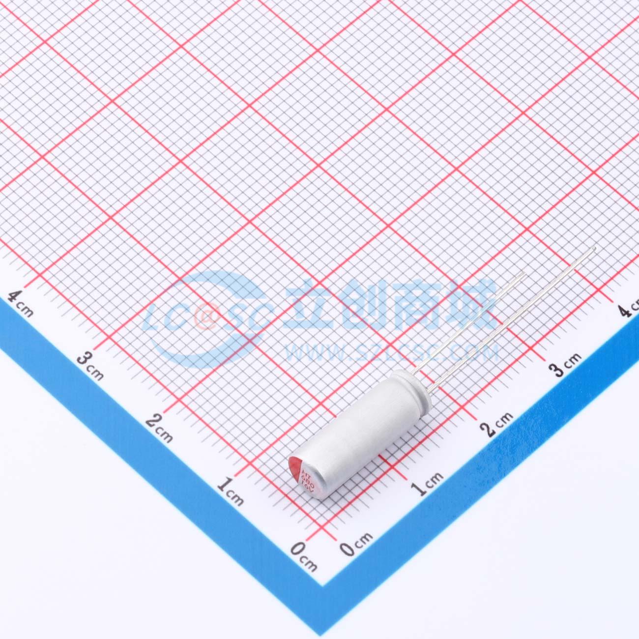 点击查看大图 RYHT16V680UF5.5*15实物图