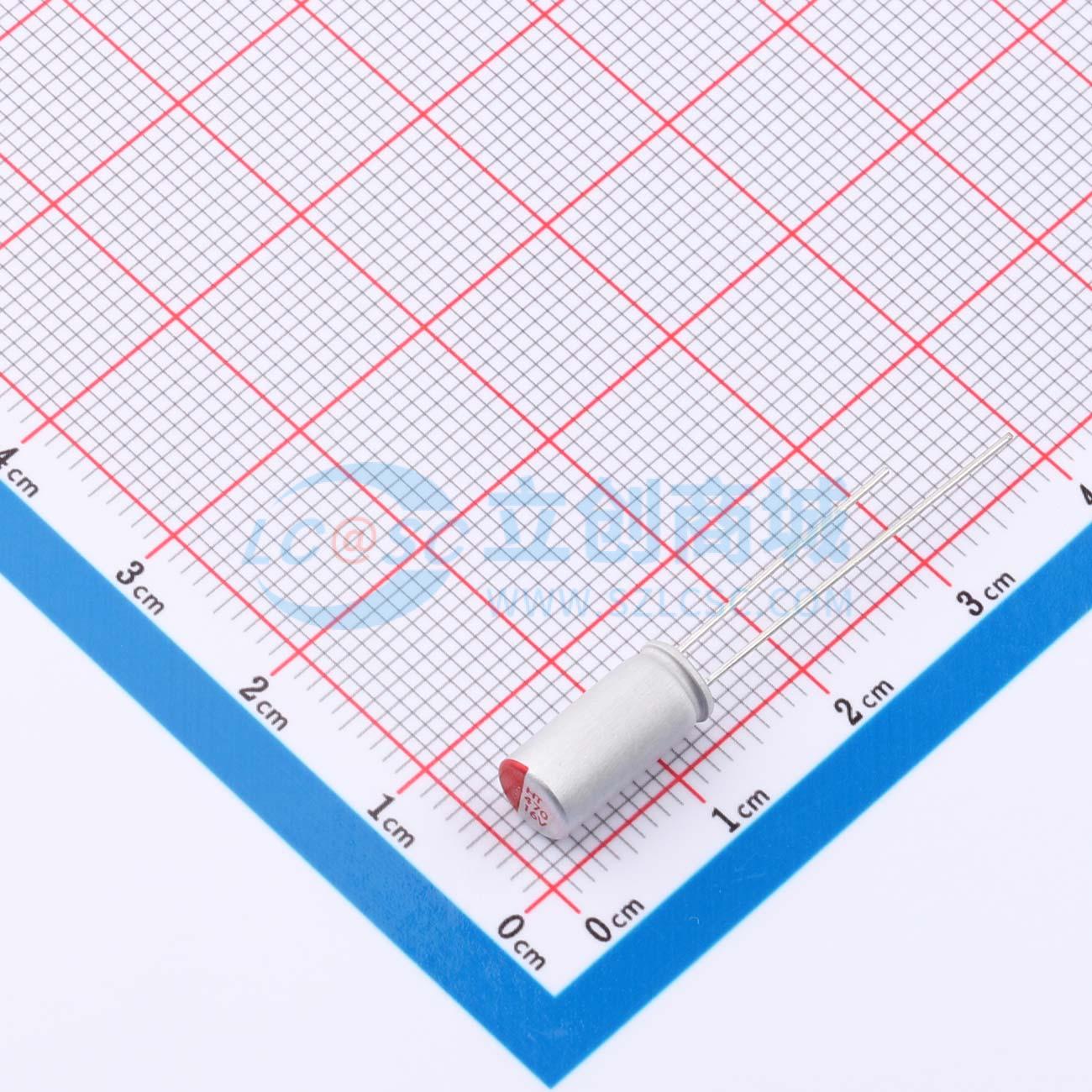 点击查看大图 RYHT16V470UF5.5*11实物图