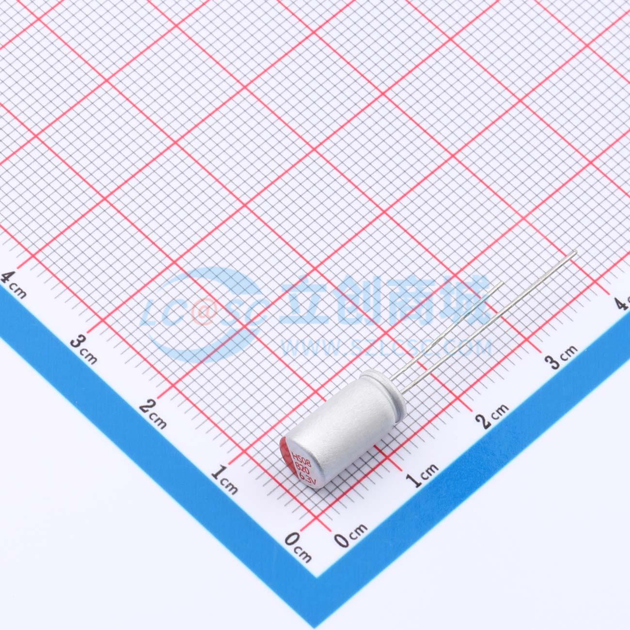 点击查看大图 RYHS6.3V820UF6*11实物图