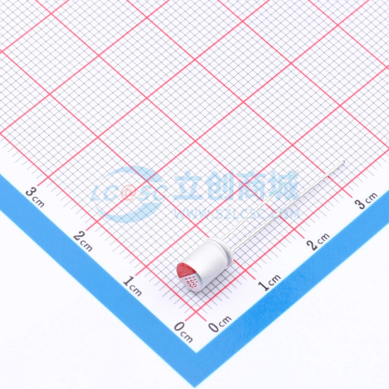 点击查看大图 RYHT16V100UF5*7实物图