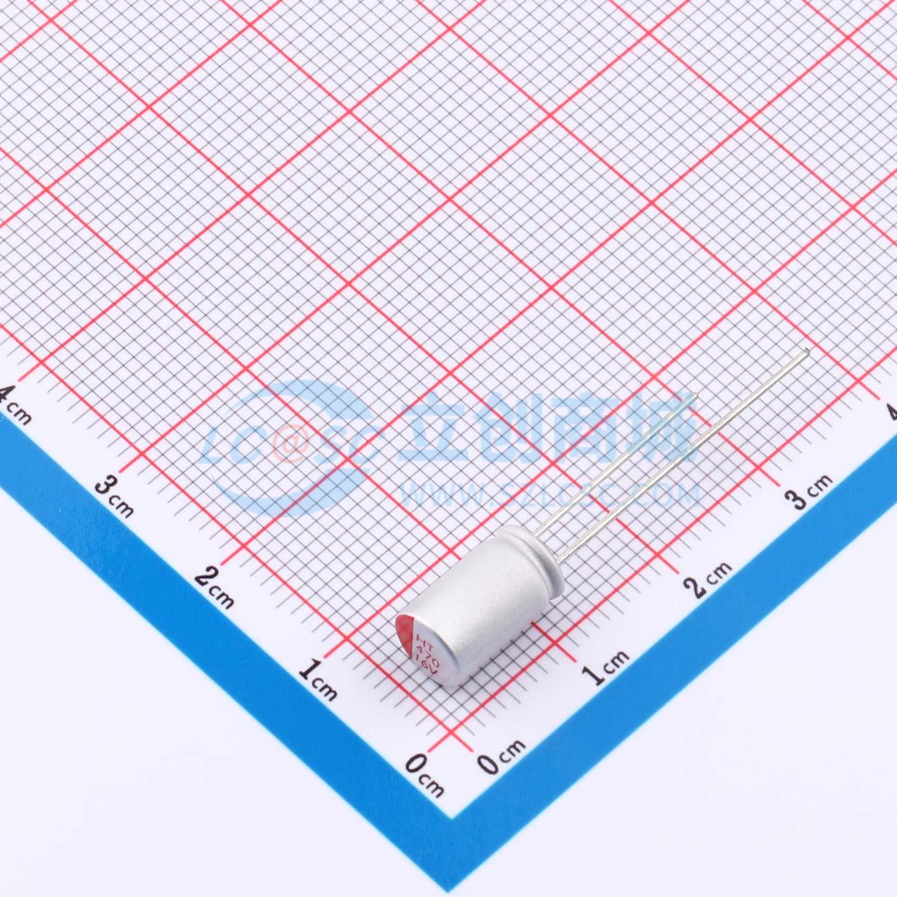 点击查看大图 RYHT16V470UF6*10实物图