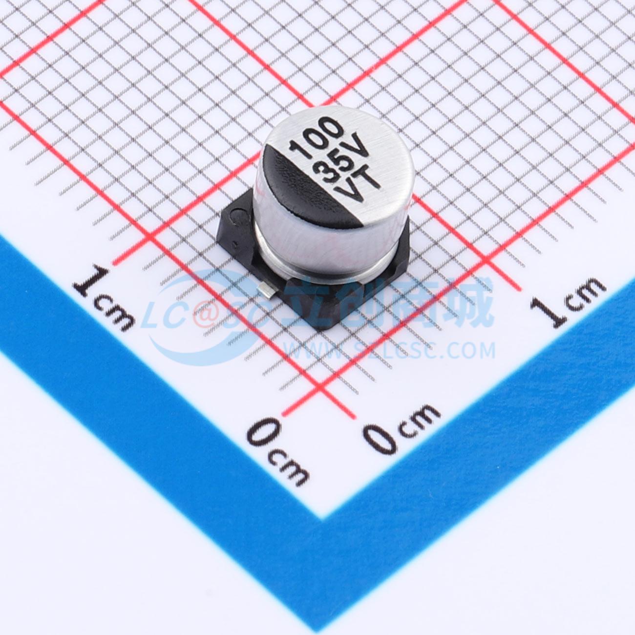 点击查看大图 RYVT35V100UF6*5实物图