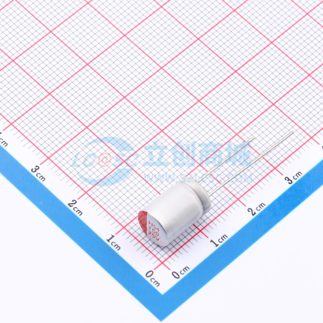 点击查看大图 HS1E157M0811PC实物图