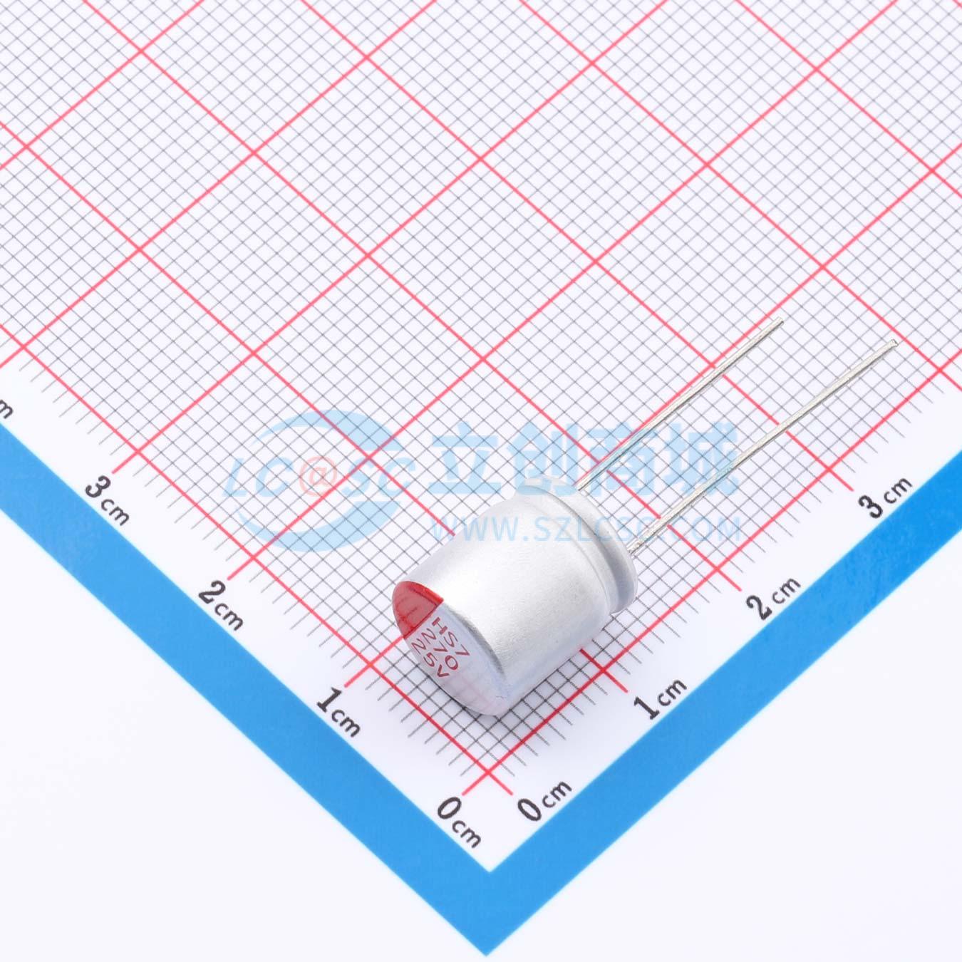 点击查看大图 RYHS25V270UF10*12实物图