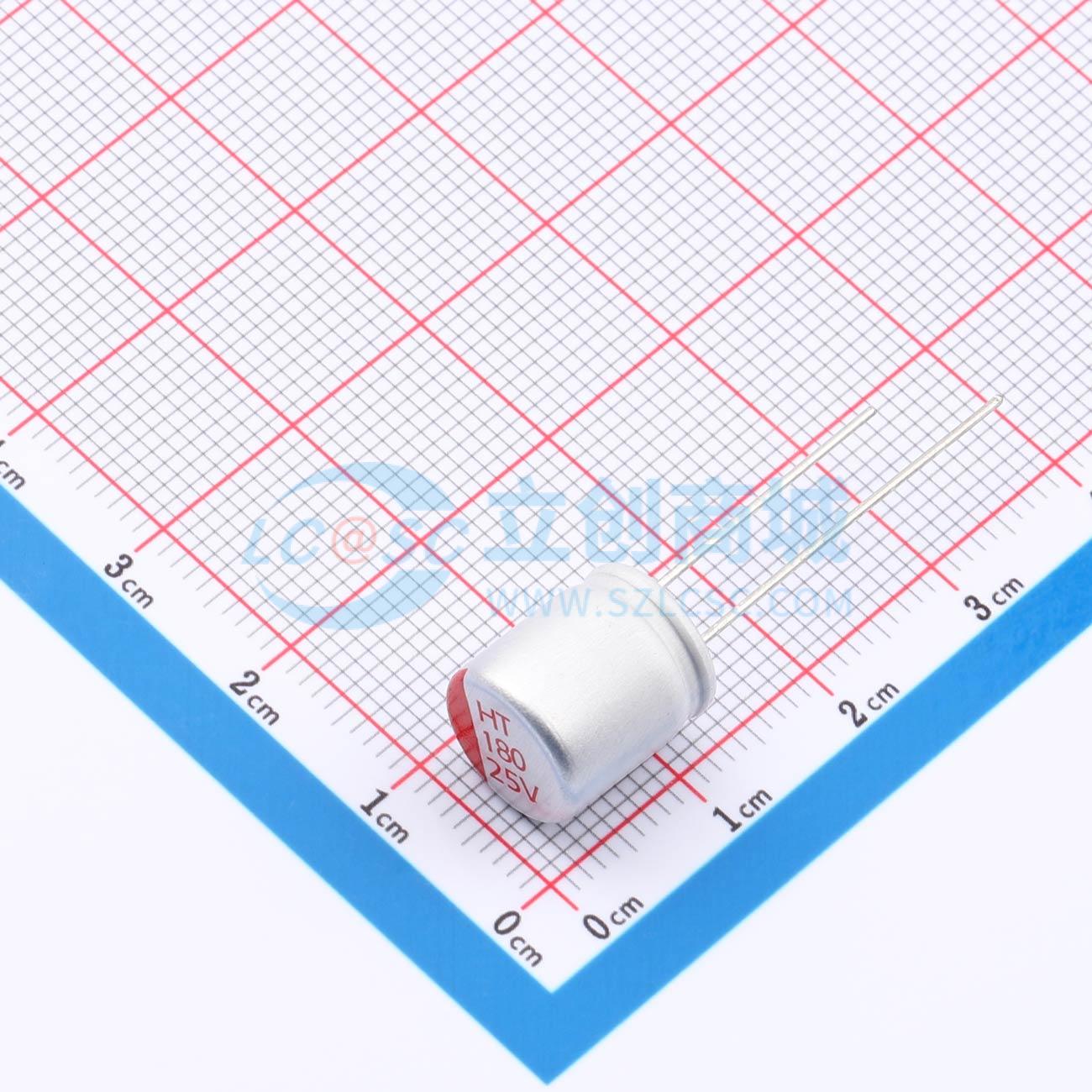 点击查看大图 RYHT25V180UF10*12实物图