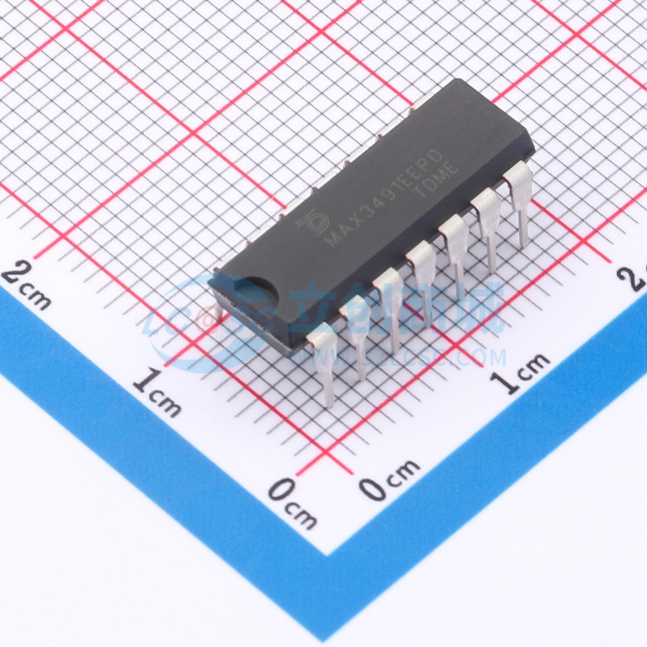 点击查看大图 MAX3491EEPD-TUDI实物图