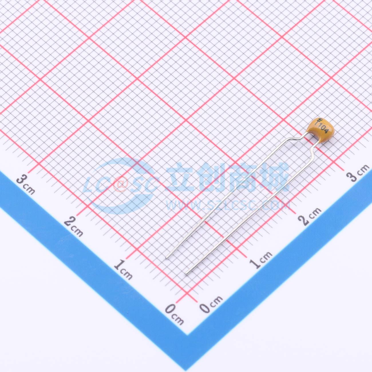 点击查看大图 CL0805X7R100V104KS实物图