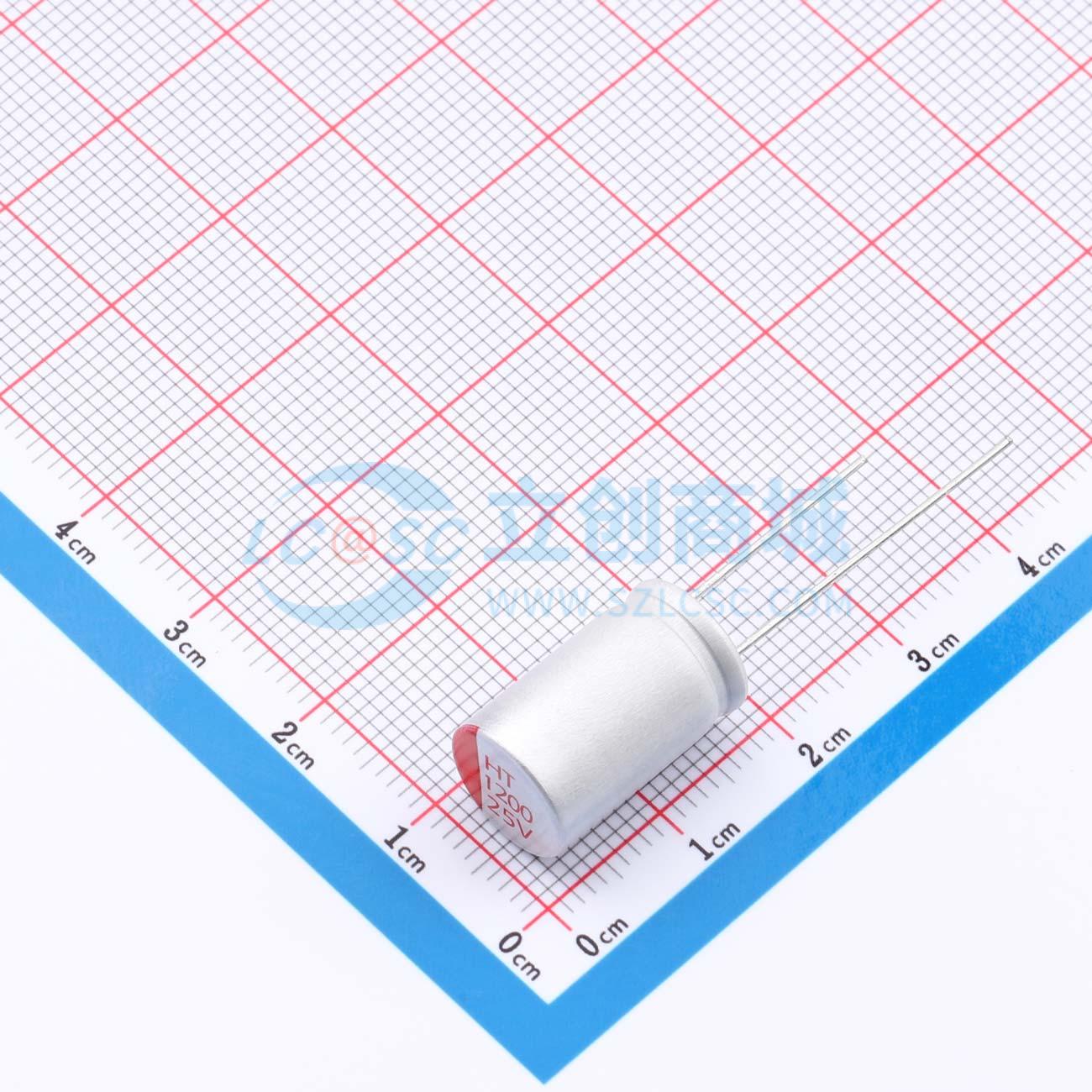 点击查看大图 RYHT25V1200UF10*16实物图