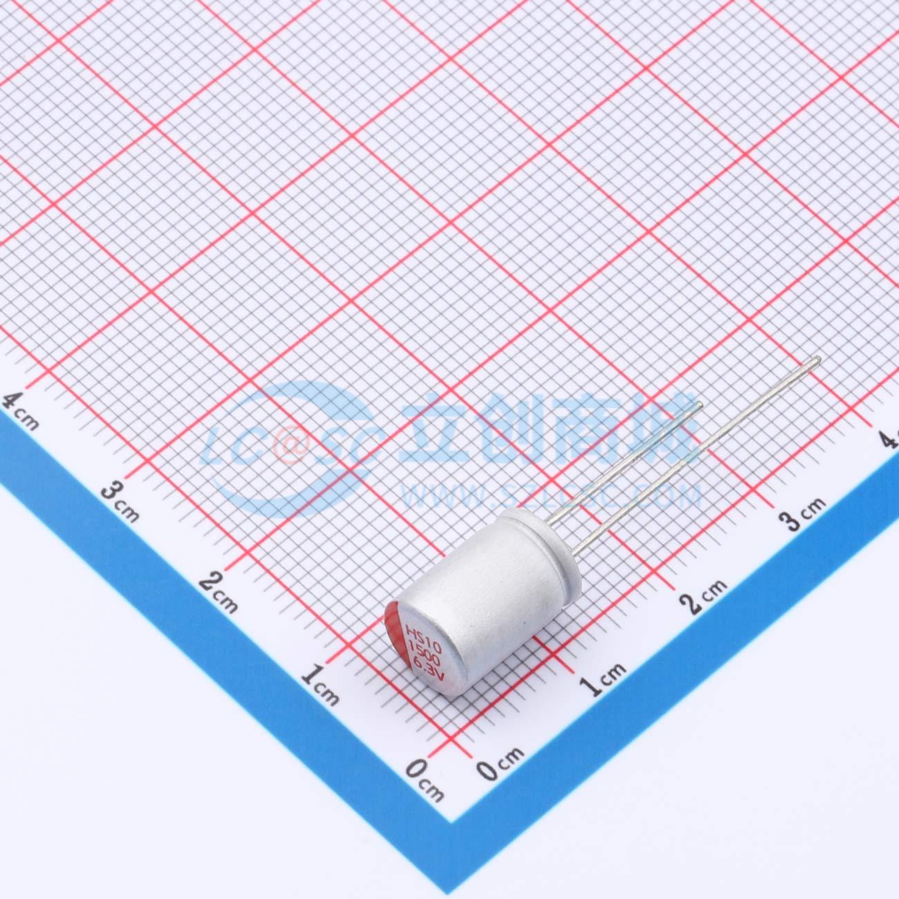 点击查看大图 RYHS6.3V1500UF8*11实物图