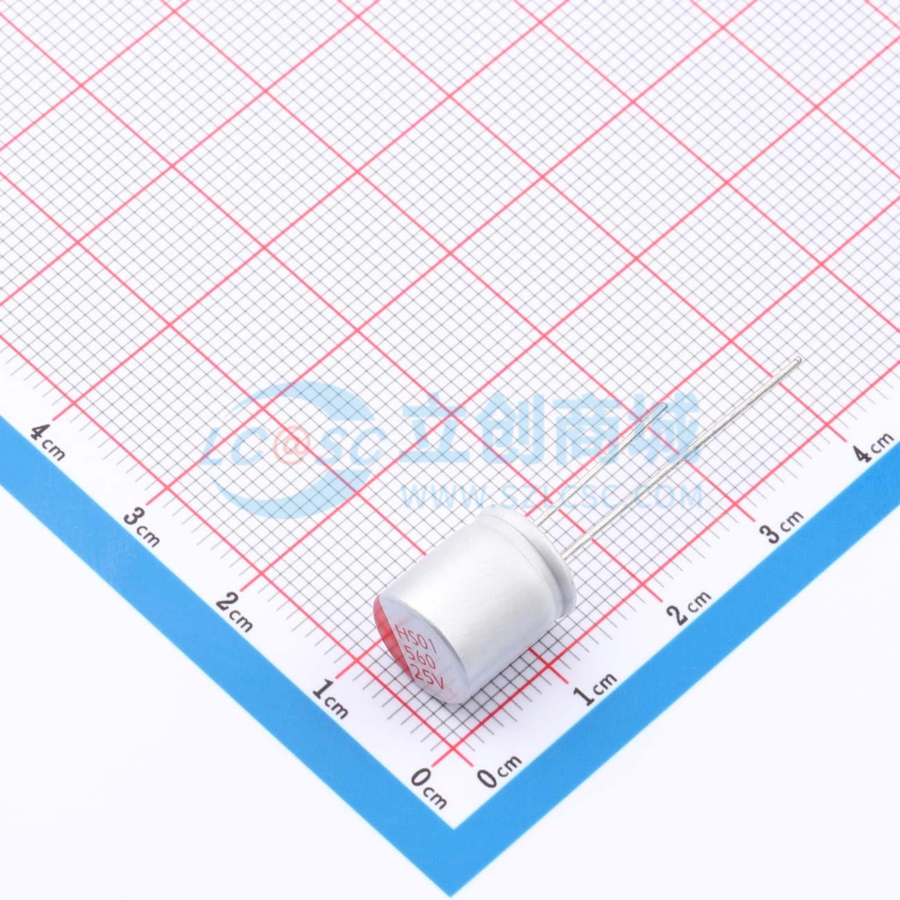 点击查看大图 RYHS25V560UF10*12实物图