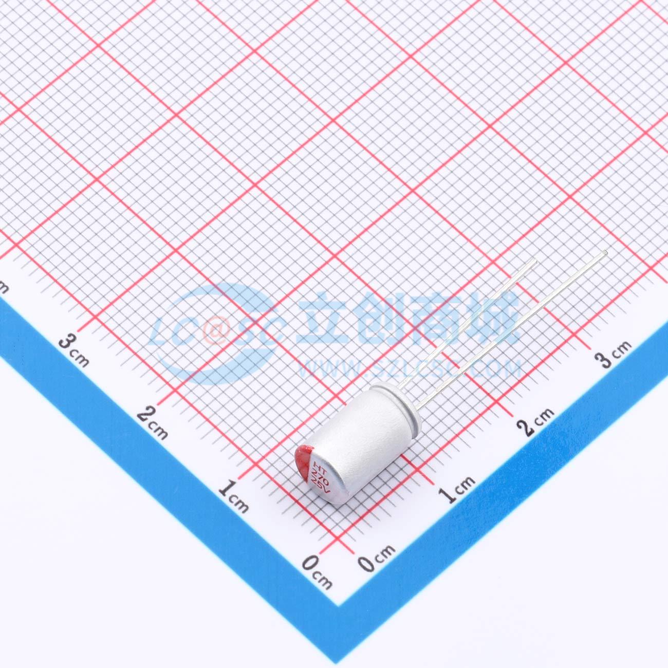 点击查看大图 RYHT25V270UF6*10实物图