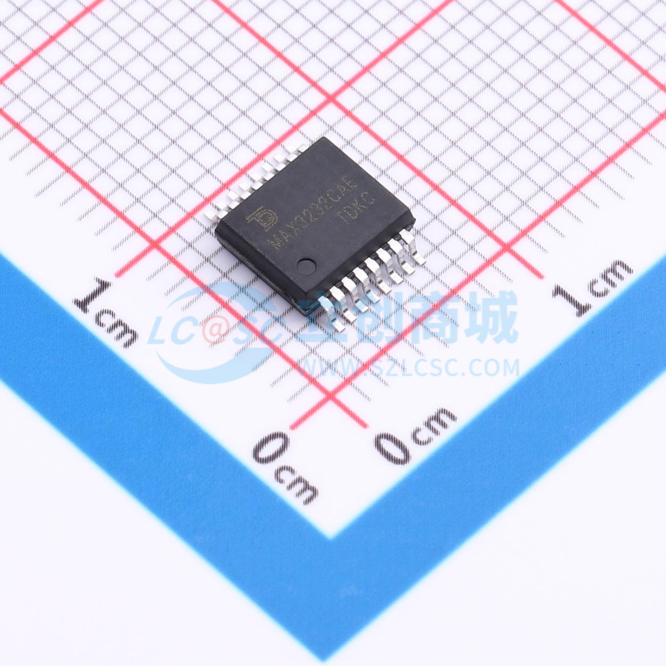 点击查看大图 MAX3232CAE-TUDI实物图