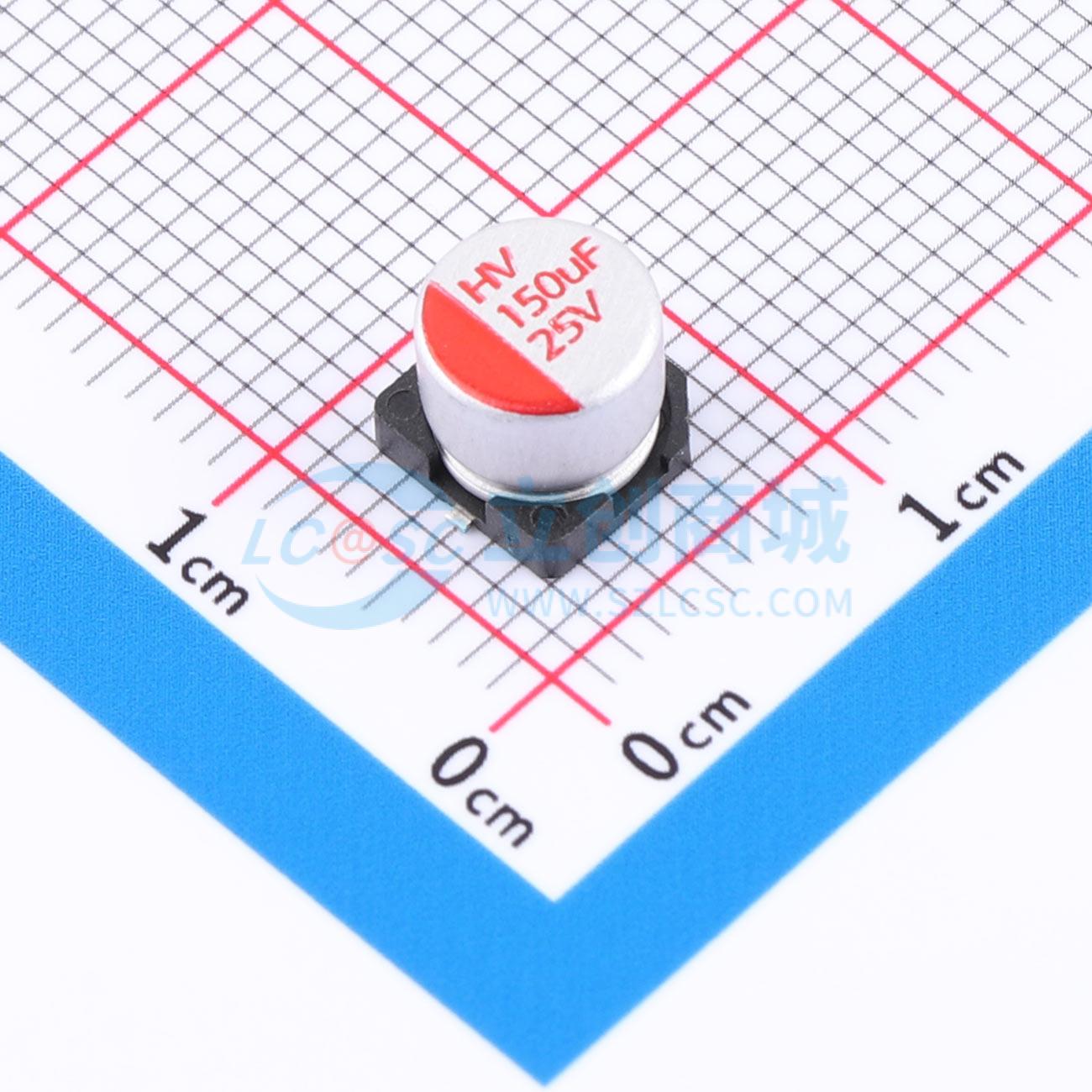 点击查看大图 HV1E157M0605PZ实物图