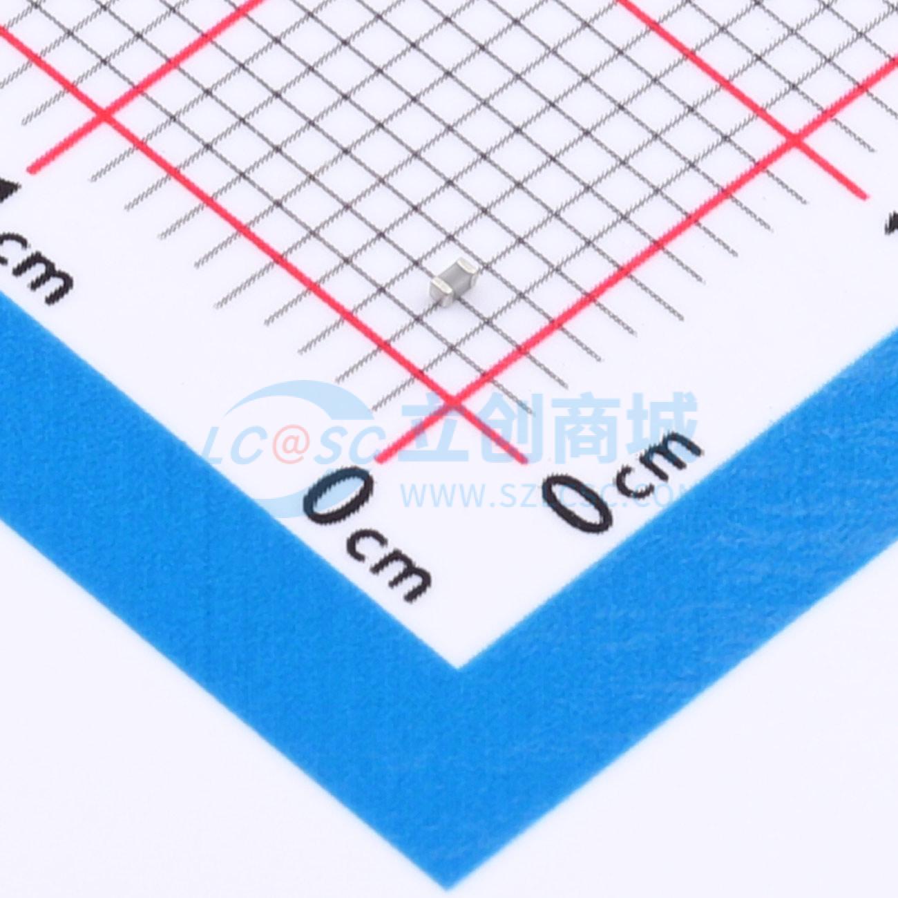 点击查看大图 CAI0402C0G2R2C500GT实物图