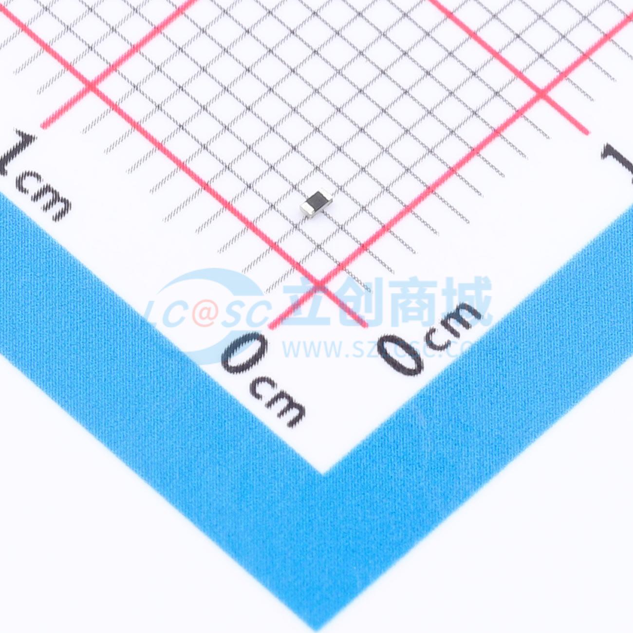 点击查看大图 CRCW0402100RJNEDHP实物图